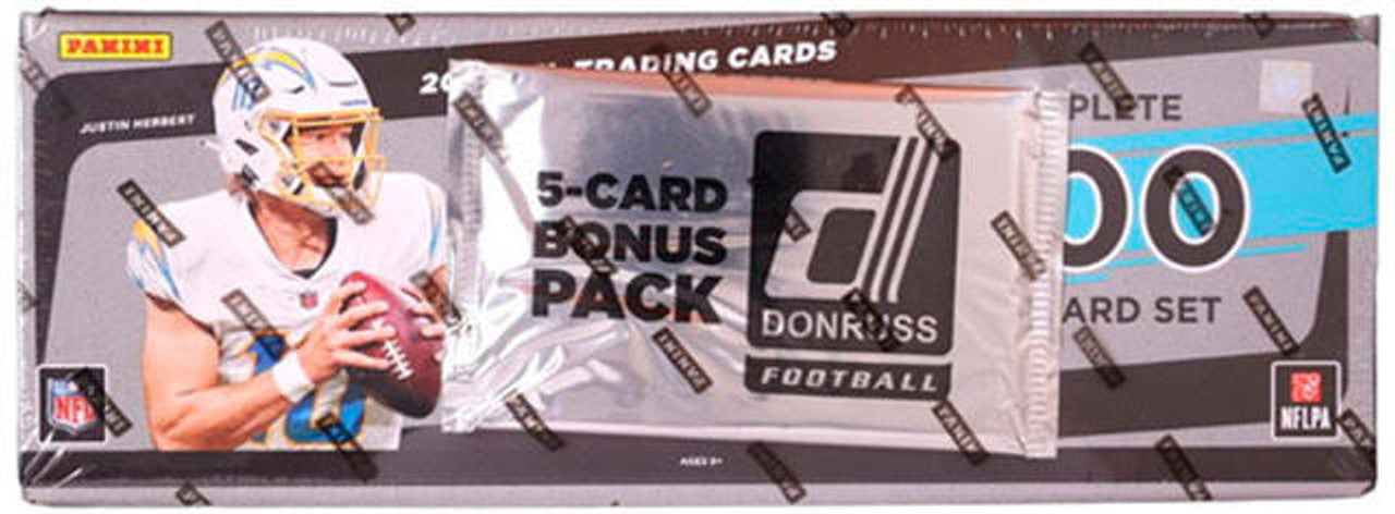 2021 Panini Donruss Football Factory Set - Complete Ripped Trading Card Collection for NFL Fans & Collectors - Perfect for Display, Trading, and Investment