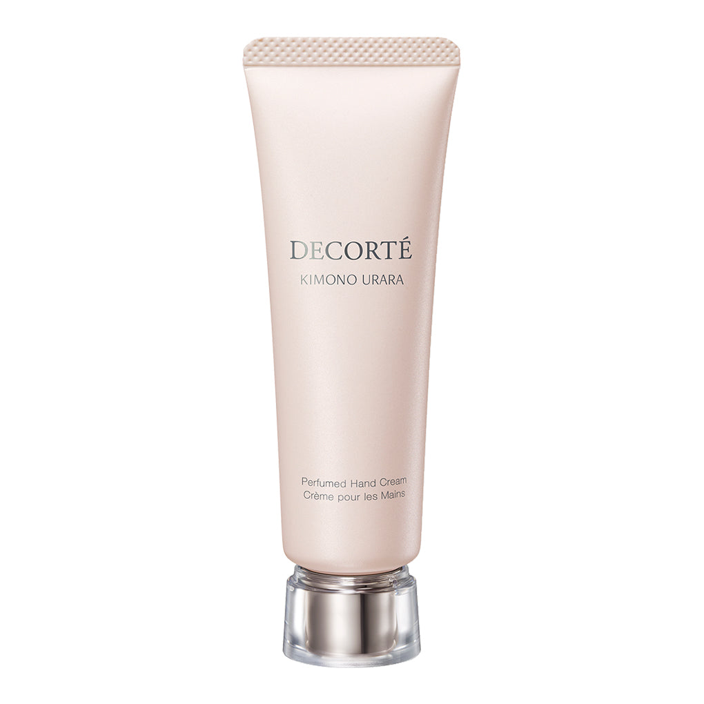 DECORTÉ Kimono Perfumed Hand Cream - Japanese Cherry Blossom Scented Moisturizer for Dry Skin | Perfect for Travel, Office & Gift Giving