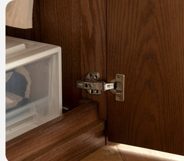 Solid Oak Wood Modern Wardrobe - Stylish & Durable Closet for Bedroom, Walk-In Closet, or Guest Room Storage