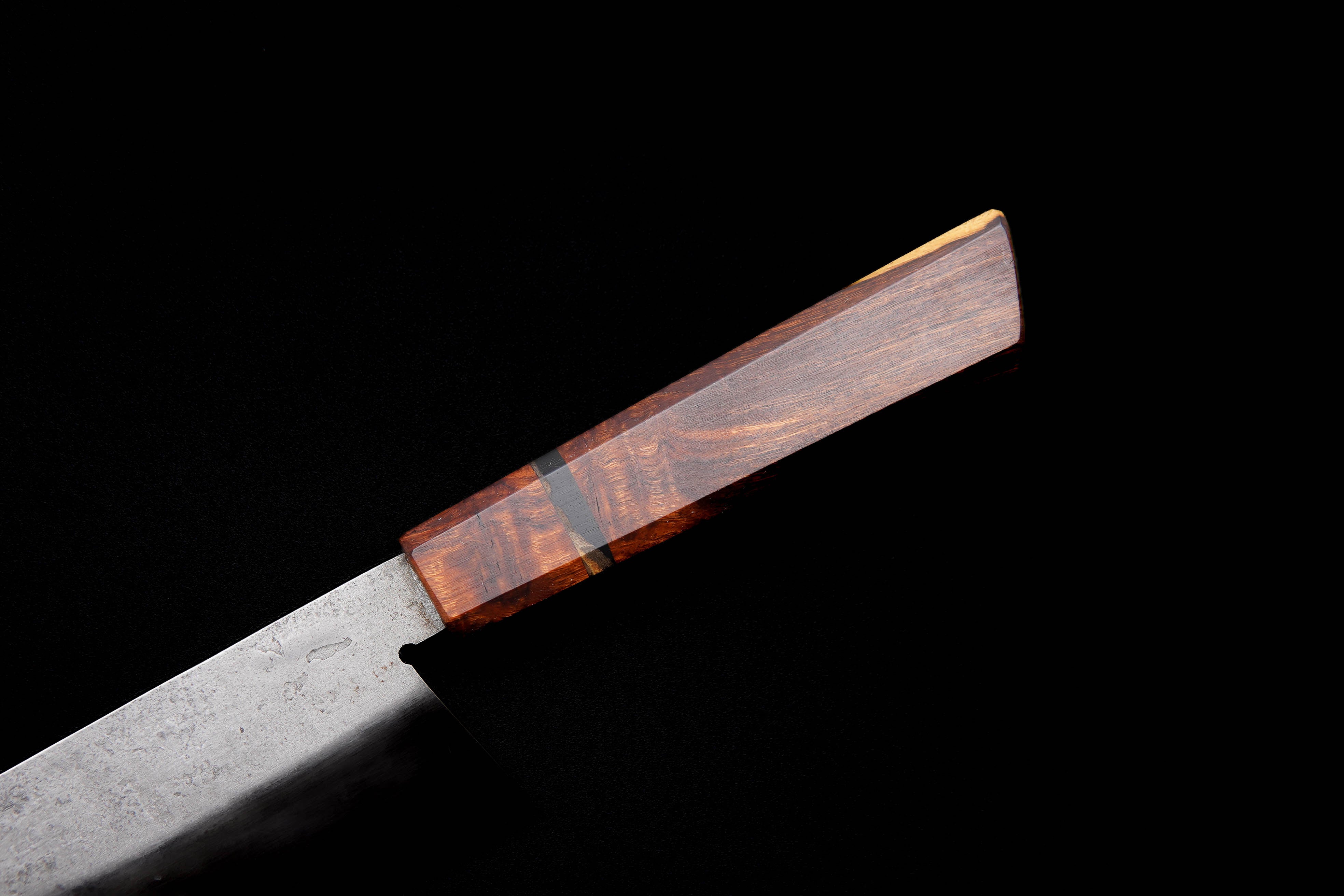 Fudo Forge 210mm Hand-Forged Gyuto Chef Knife - Premium Japanese Kitchen Knife by Master Smith Erich Orris #1323 - Perfect for Sushi, Meat Cutting & Professional Cooking