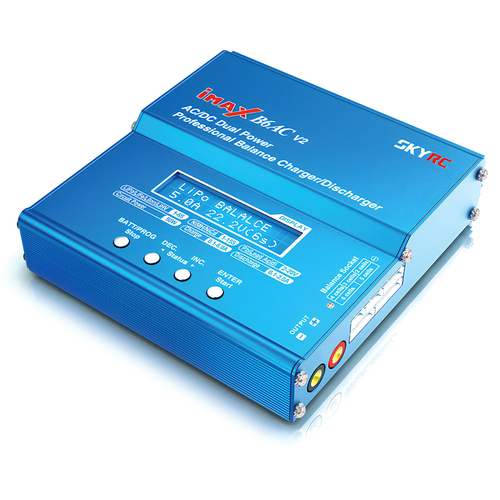 SKYRC iMAX B6 Professional RC Battery Balance Charger & Discharger - LiPo NiMH NiCd Charger for Drones, Cars, Airplanes - Perfect for Hobbyists & RC Enthusiasts
