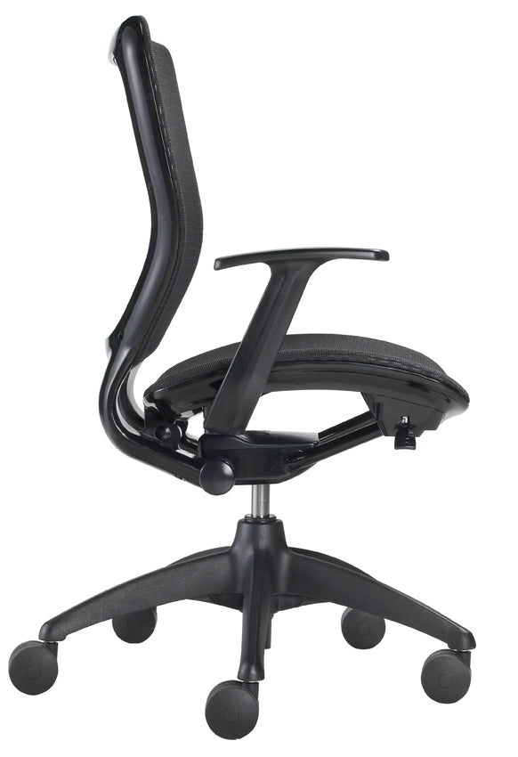 Premium Black Boston Office Chair - Ergonomic Executive Desk Chair for Home & Office Workspace - Comfortable High Back Support for Long Hours Sitting