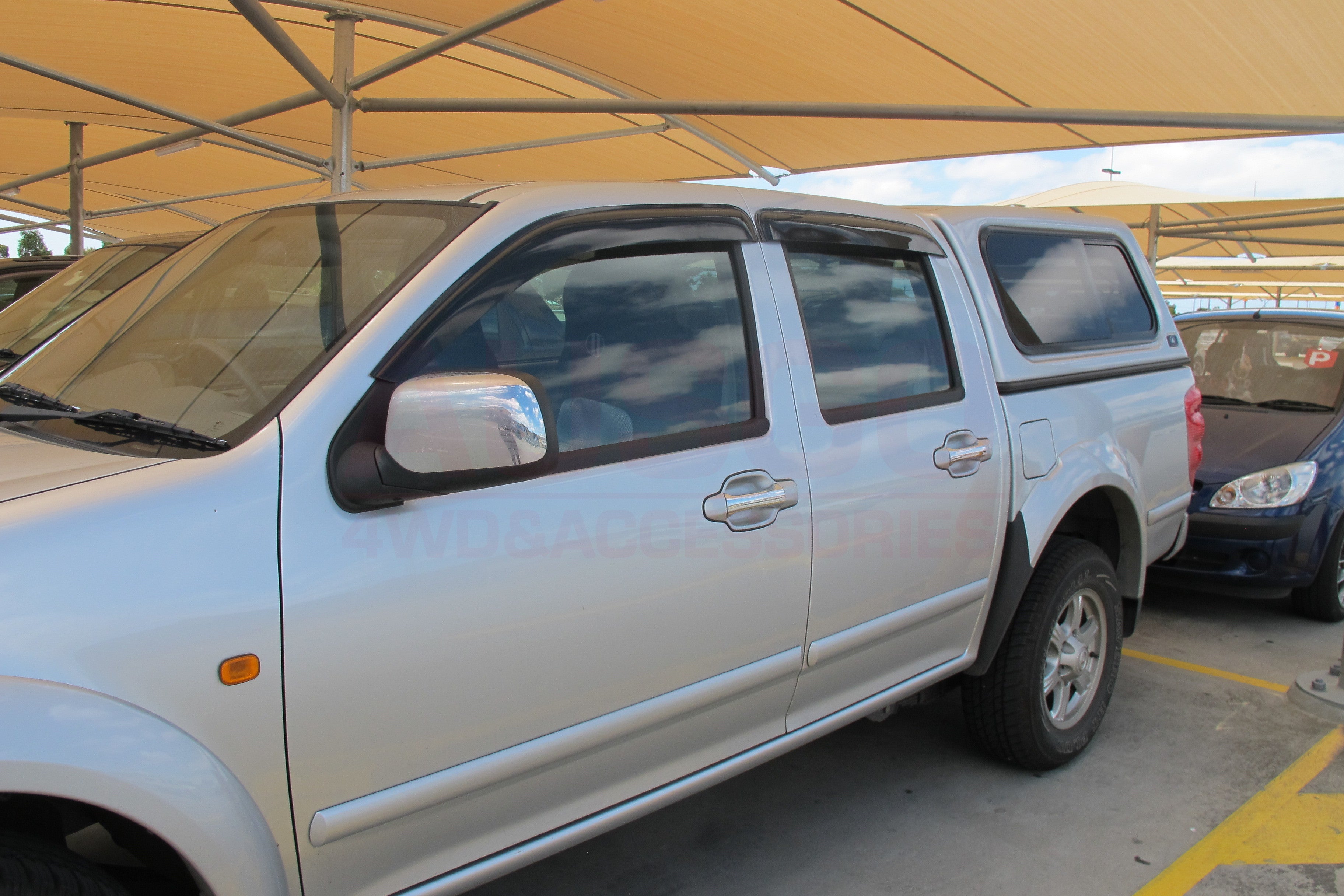 Great Wall V200 V240 Dual Cab Weather Shields (2009-2016) - Durable Rain Guards for Truck Windows - Perfect for Off-Roading & All-Weather Protection