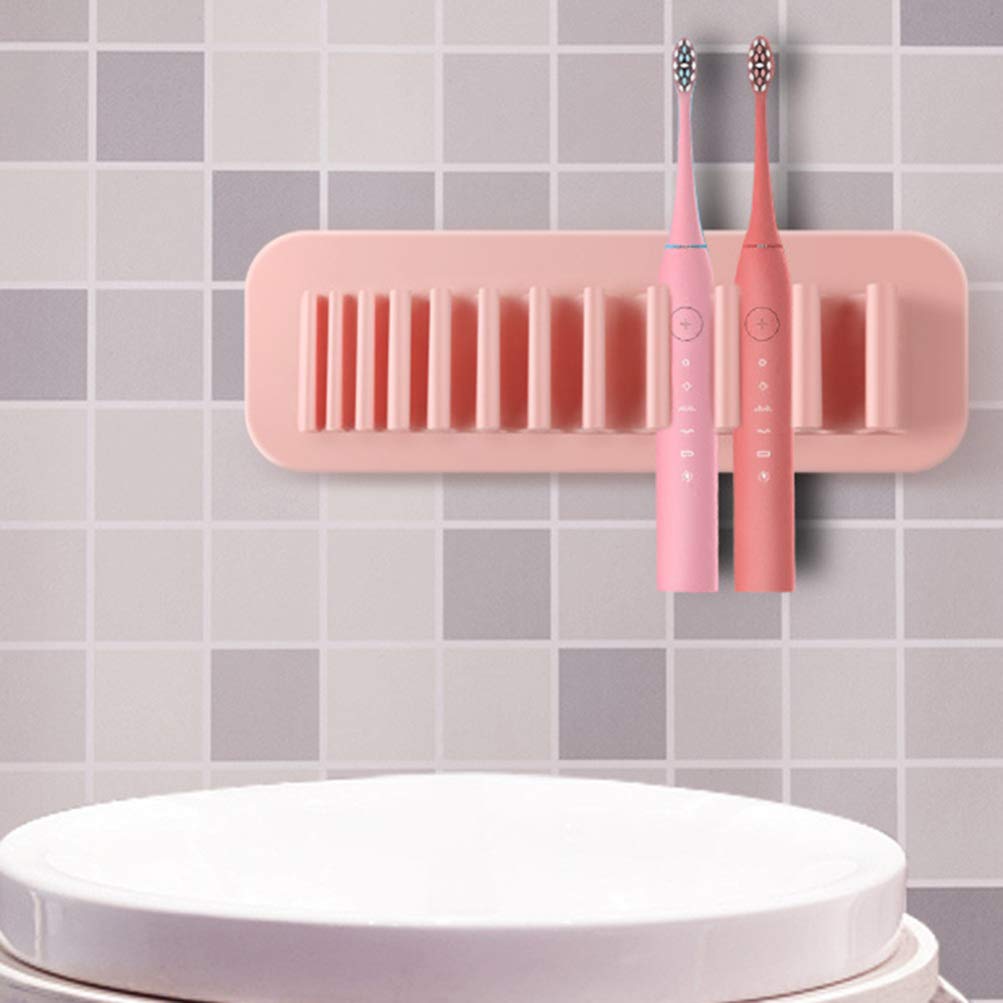 TOPBATHY Toothbrush Holder & Organizer - 6 Slot Bathroom Storage Rack for Toothbrushes, Makeup Brushes, Razors - Perfect for Countertop, Shower, Travel & Home Organization