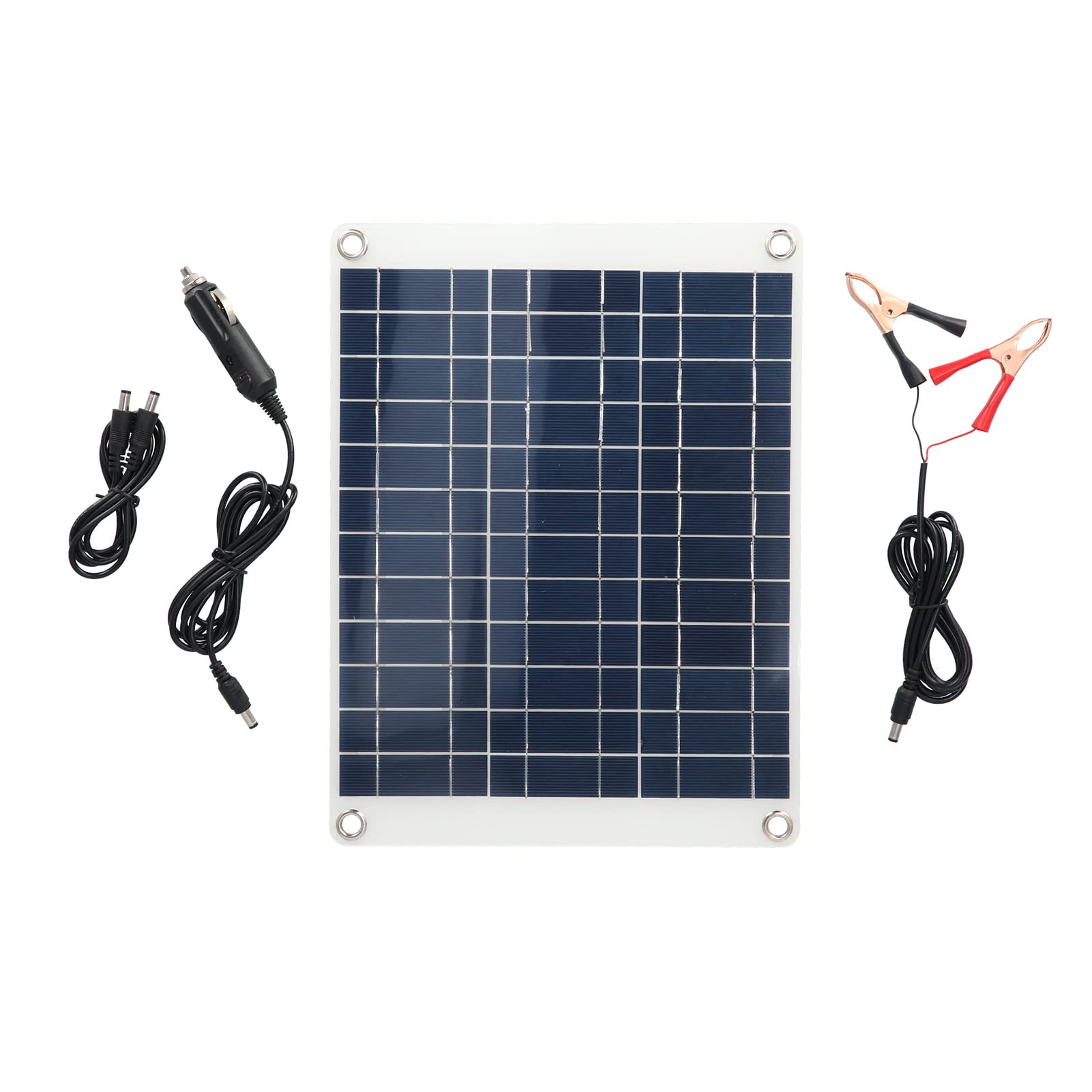 12V Solar Panel Kit - Portable Solar Car Battery Charger for Outdoor Travel, Camping & RV Power Supply | Waterproof & High Efficiency Solar Charging System