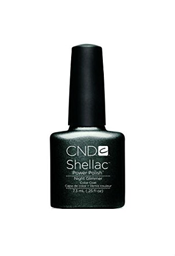 CND Shellac Nail Polish - Night Glimmer Long Lasting Gel Polish for Manicure & Pedicure | Perfect for Parties, Weddings & Special Occasions