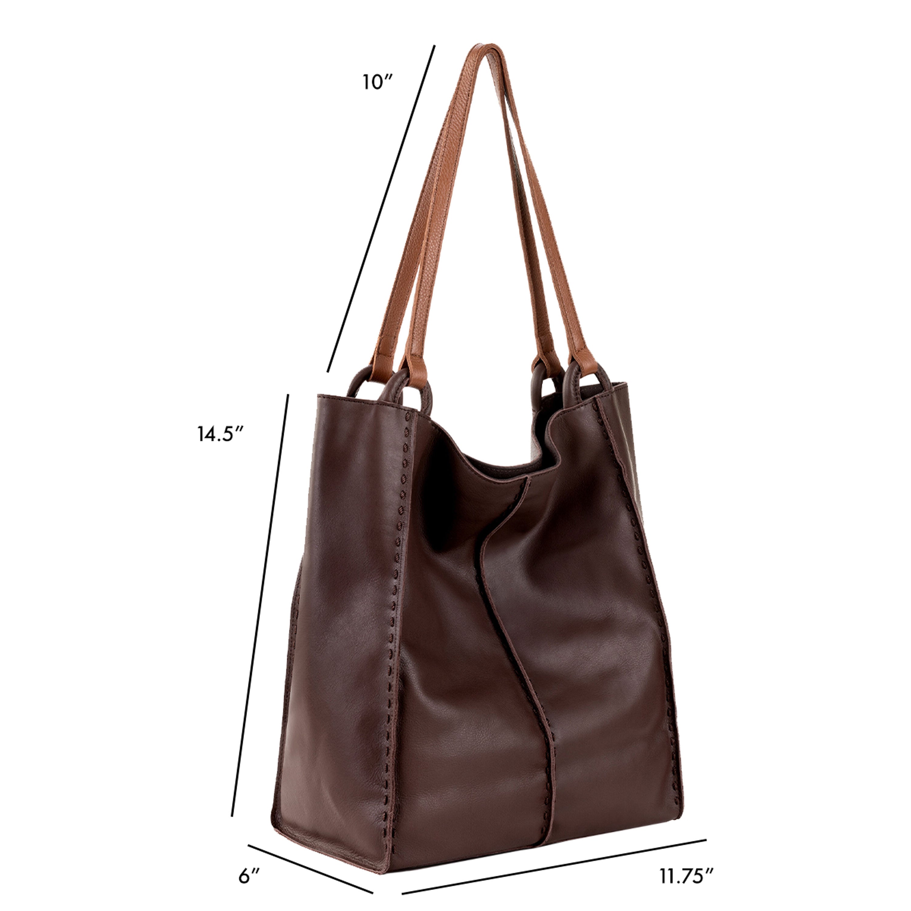 Los Feliz Tall Tote Bag - Large Canvas Tote for Women, Stylish & Durable Everyday Carry - Perfect for Work, Shopping, Beach & Travel