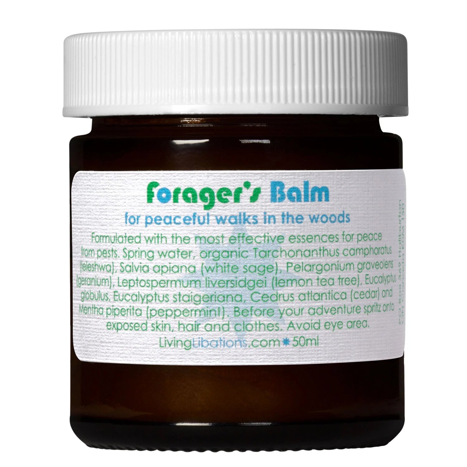 Living Libations Foragers Balm - Organic Herbal Skin Salve for Dry Hands & Cuticles | Perfect for Outdoor Enthusiasts & Gardeners