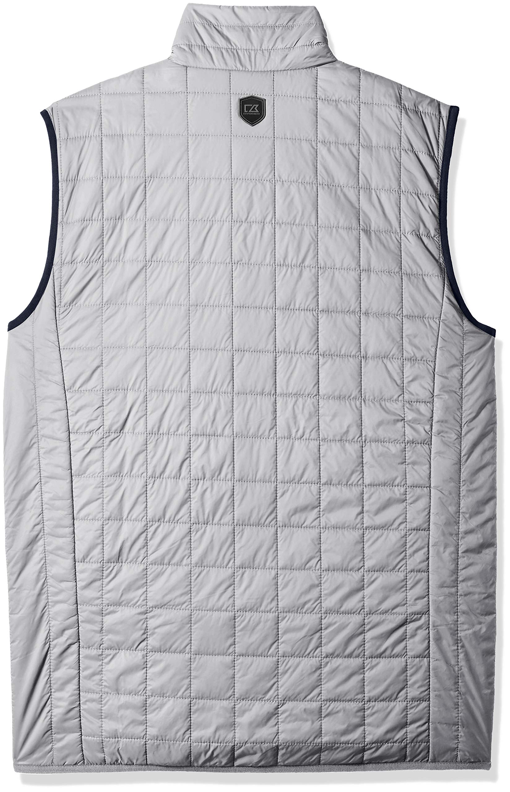 Cutter & Buck Men's Weather-Resistant Primaloft Down Alternative Rainier Vest - Lightweight Insulated Puffer Vest for Hiking, Camping & Outdoor Activities | Perfect for Cold Weather, Travel & Casual Wear