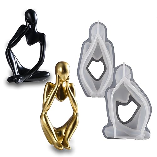 2 x Human Body Silicone Molds