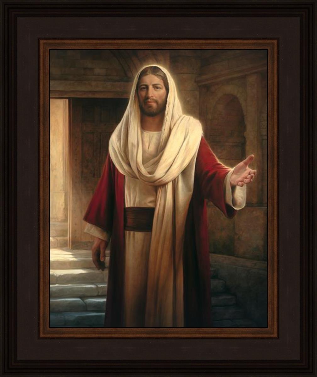 Come Follow Me by Howard Lyon - Inspirational Christian Art Print for Home, Church & Office Decor