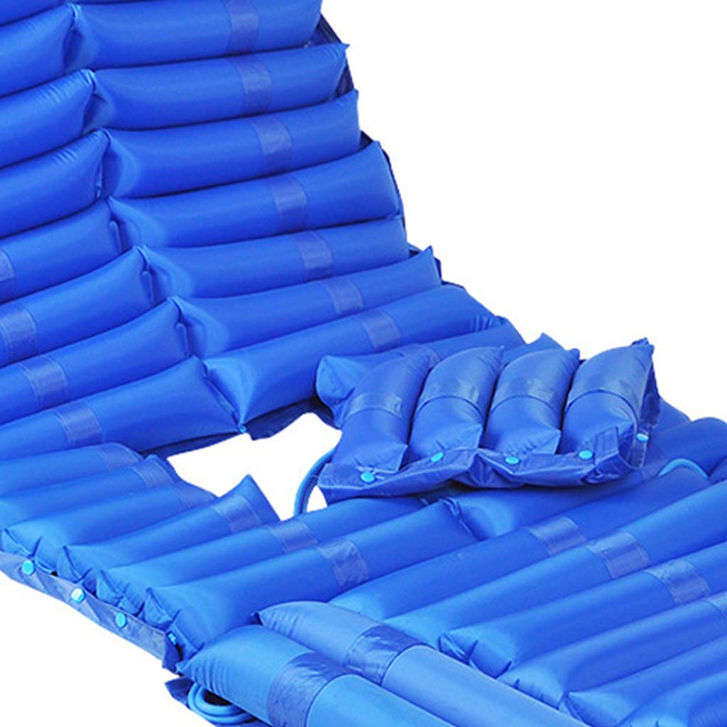 Alternating Air Pressure Mattress with Pump - Inflatable Anti-Decubitus Air Mattress for Bed Sore Prevention | Pressure Relief Mattress Pad for Home & Hospital Use | Comfortable Medical Air Bed (Blue)