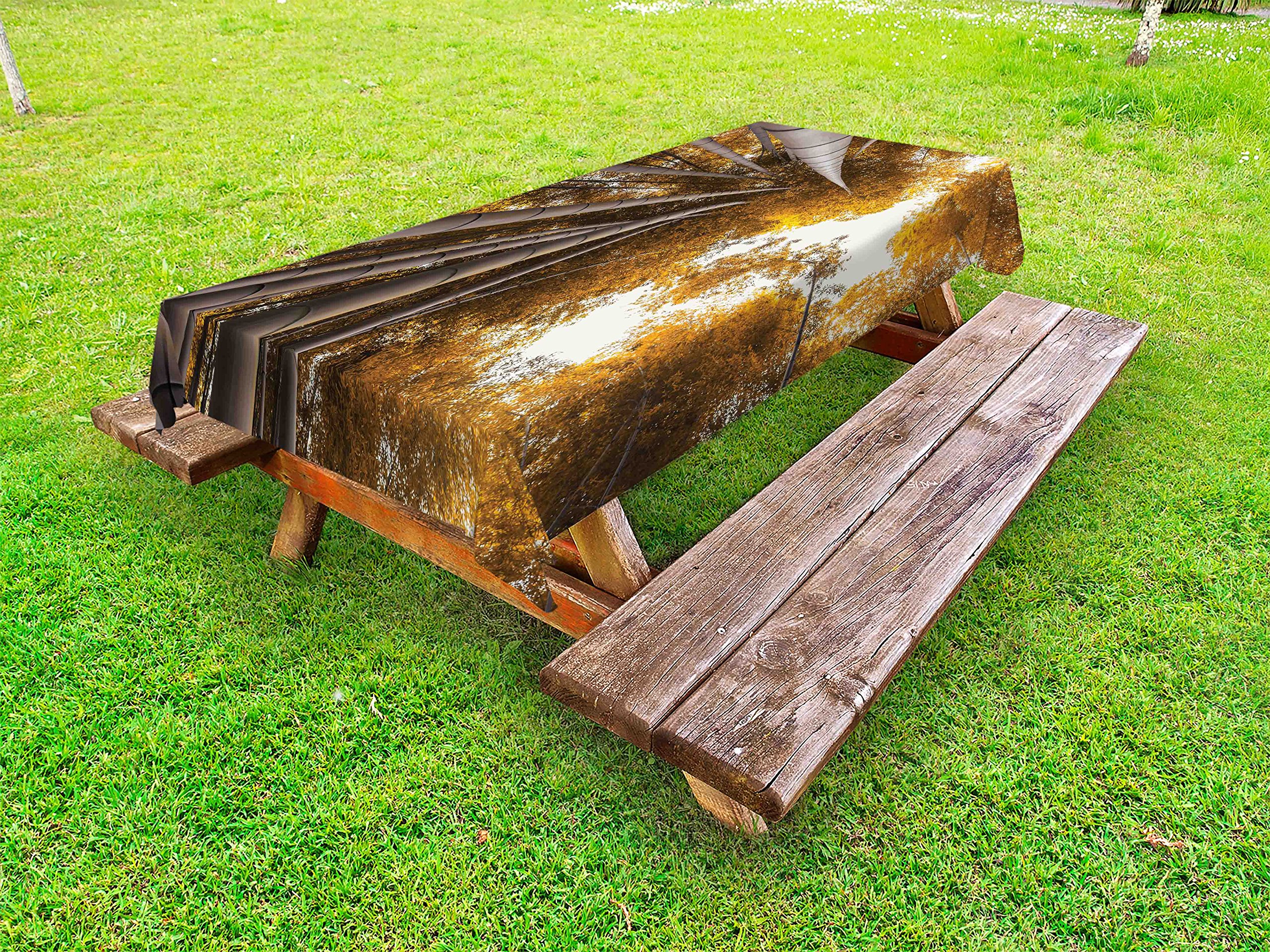 Ambesonne Waterproof Outdoor Tablecloth - 58