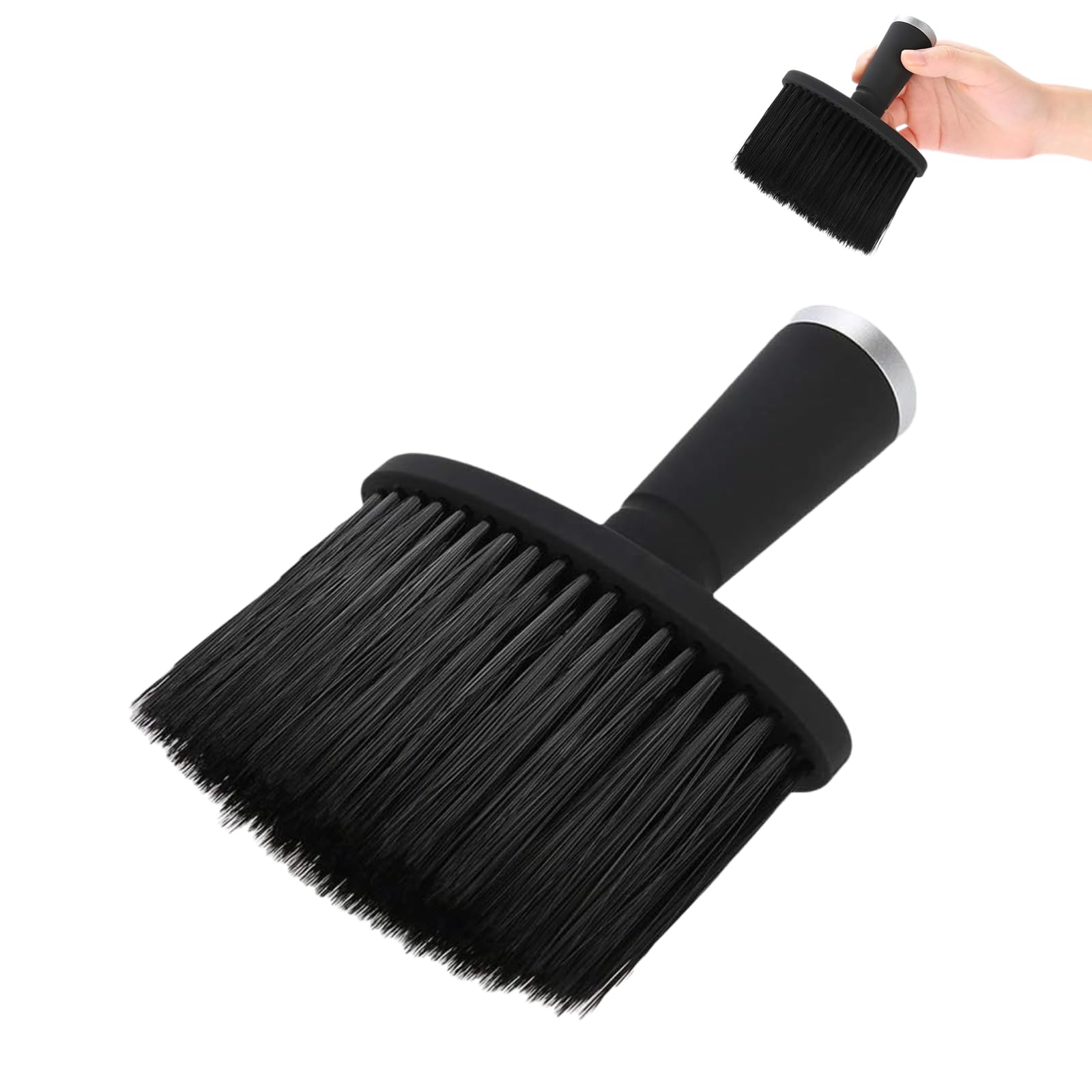 Professional Hair Cleaning Brush - Soft Barber Neck & Face Duster for Salon & Home Use | Gentle Hair Sweep & Styling Tool | Perfect for Haircuts, Makeup Application & Salon Cleanup