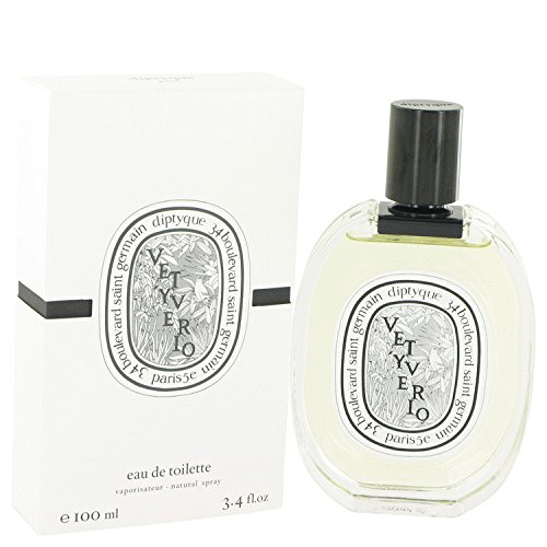 Diptyque Vetyverio Eau De Toilette Spray 3.4 oz - Unisex Perfume with Earthy Vetiver & Floral Notes | Long-Lasting Fragrance for Women & Men | Perfect for Daily Wear, Office & Evening Events