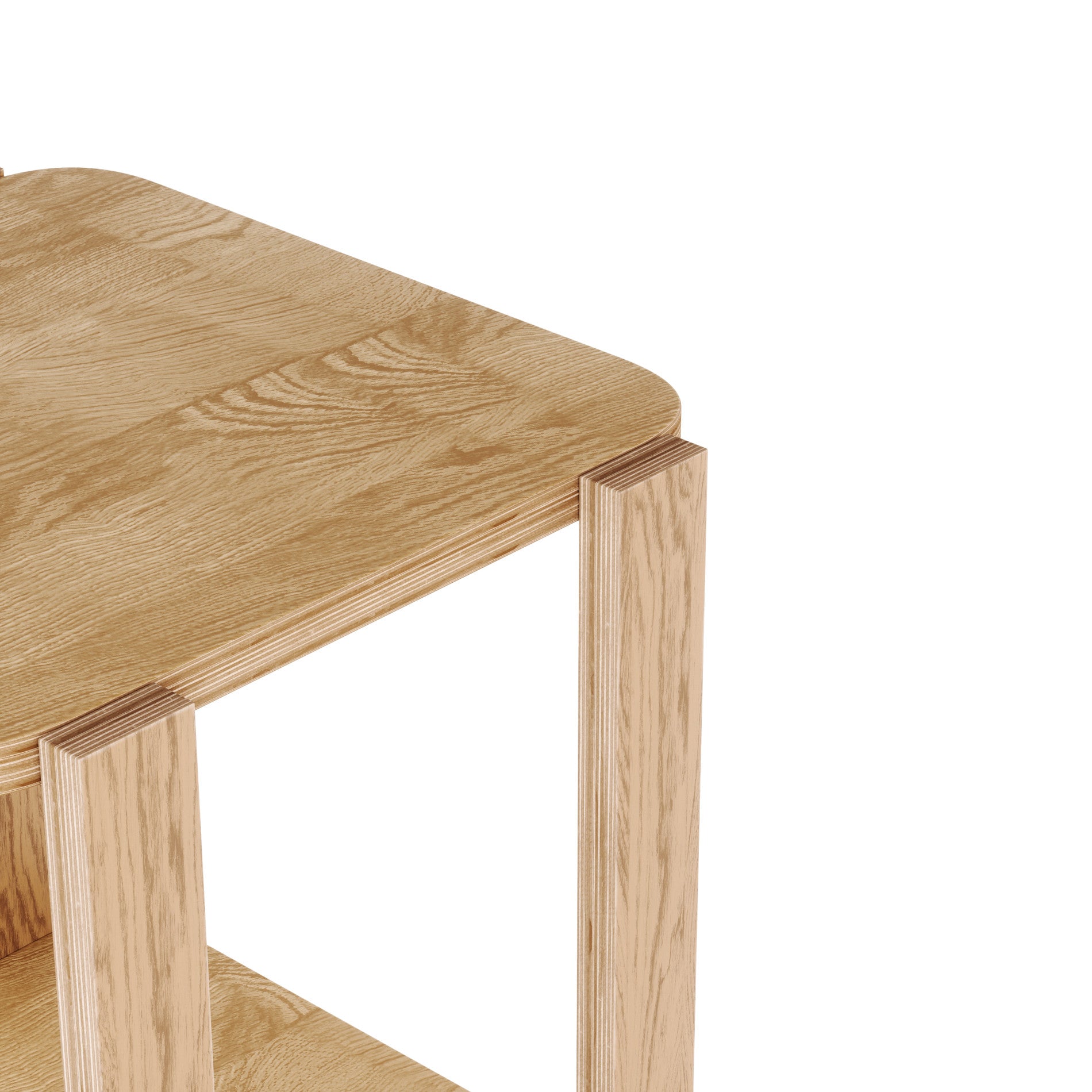Bellwood Side Table - Modern Nightstand with Storage Shelf for Bedroom, Living Room & Office - Stylish End Table for Small Spaces