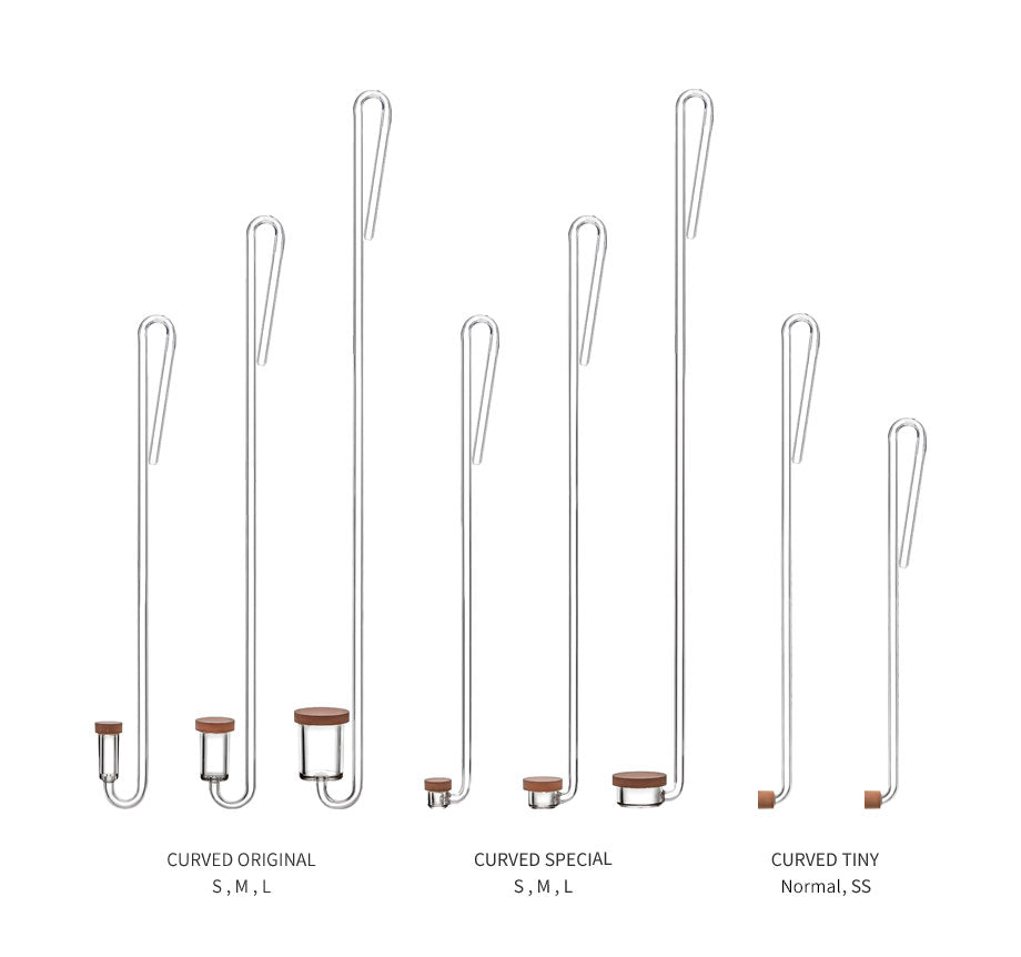 Premium Aquario Neo Curved Acrylic CO2 Diffuser for Planted Aquariums - Crystal Clear CO2 Distribution for Lush Aquatic Plants (Ideal for Nano Tanks & Aquascaping)
