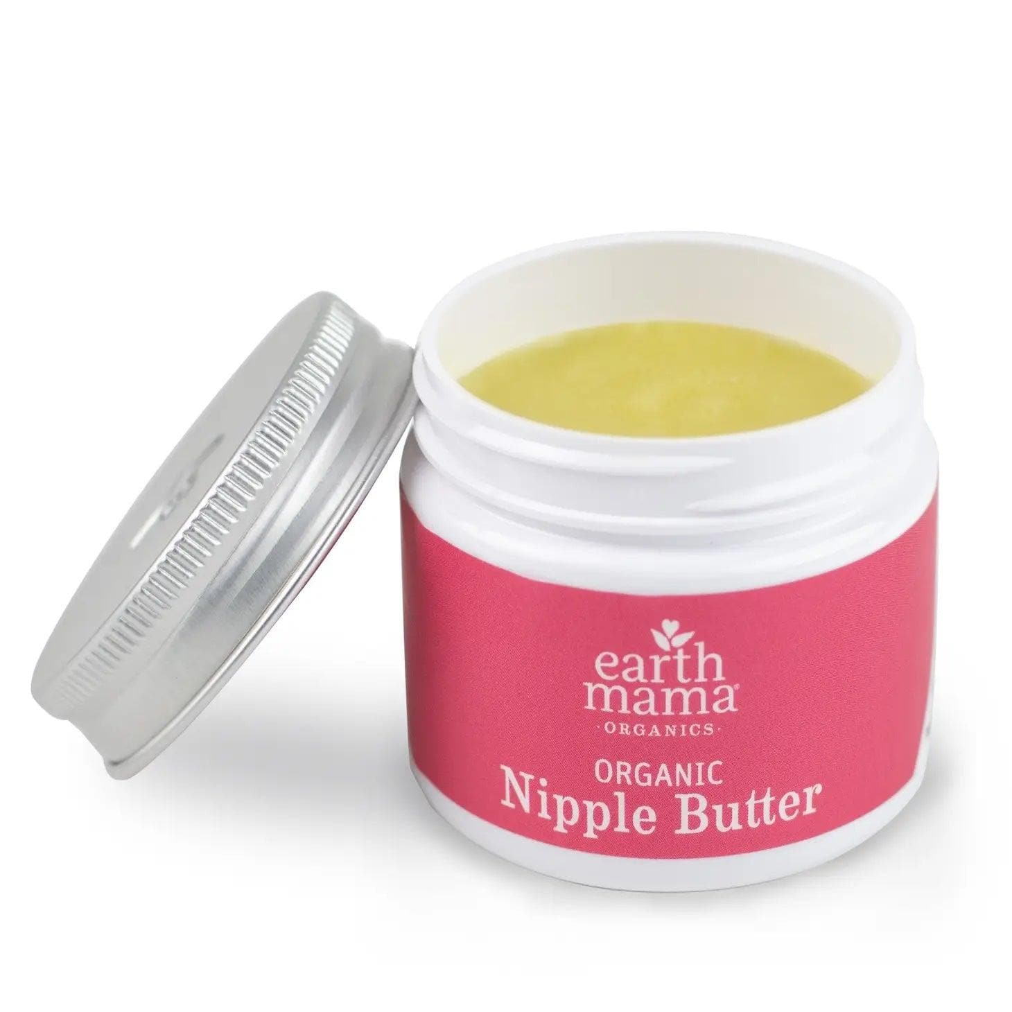 Earth Mama Organic Nipple Butter for Breastfeeding - 100% Natural Lanolin-Free Nursing Cream (10.232 oz) - Soothe Cracked & Dry Nipples for Nursing Moms - Perfect for Pumping & Breastfeeding Comfort