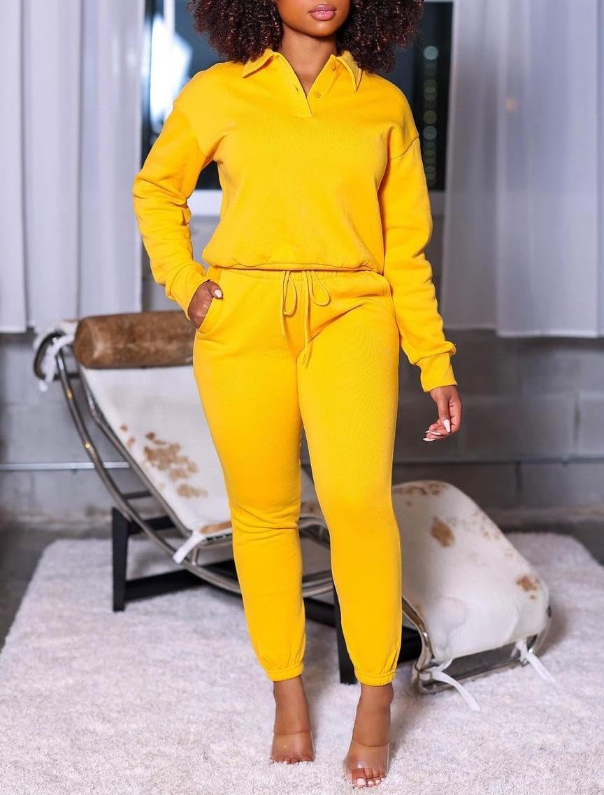 Nimsruc Women's 2-Piece Sweatsuit Set - Comfortable Jogging Outfit for Lounge, Gym & Casual Wear | Soft Fleece Tracksuit for Running, Yoga & Everyday Fashion