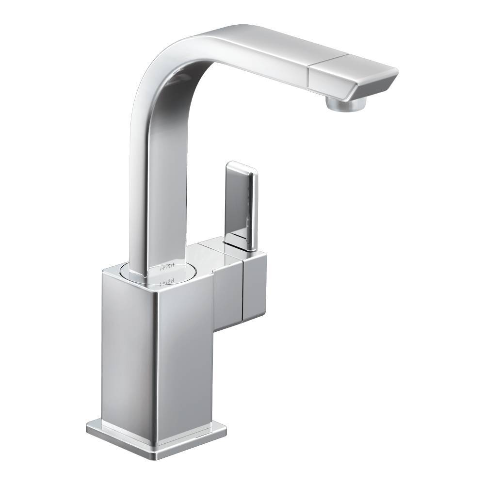 Moen S5170 90-Degree Bar Faucet in Chrome Finish - Perfect for Kitchen Sinks, Wet Bars, and Commercial Use