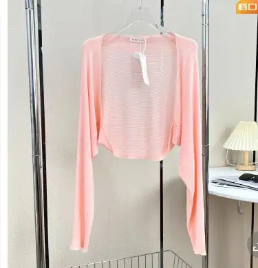 Women's UPF 50+ Sun Protection Cover-Up Cardigan - Lightweight Beach Shawl, Knit Jacket for Summer - Perfect for Swimming, Travel & Outdoor Activities