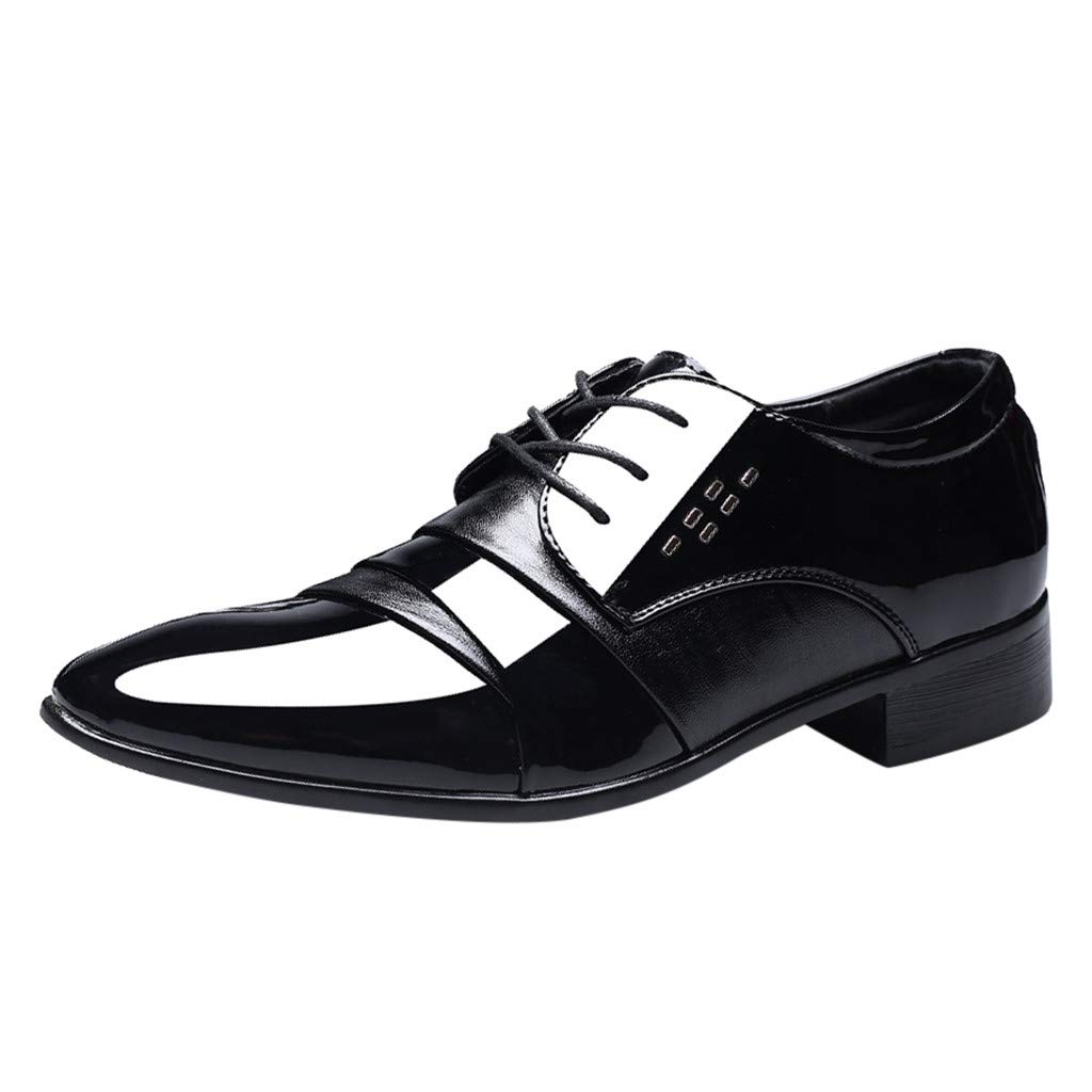Men's Leather Oxford Shoes - Slip On, Breathable & Lightweight for Work & Business | Derby Style for Office, Formal Events & Daily Wear