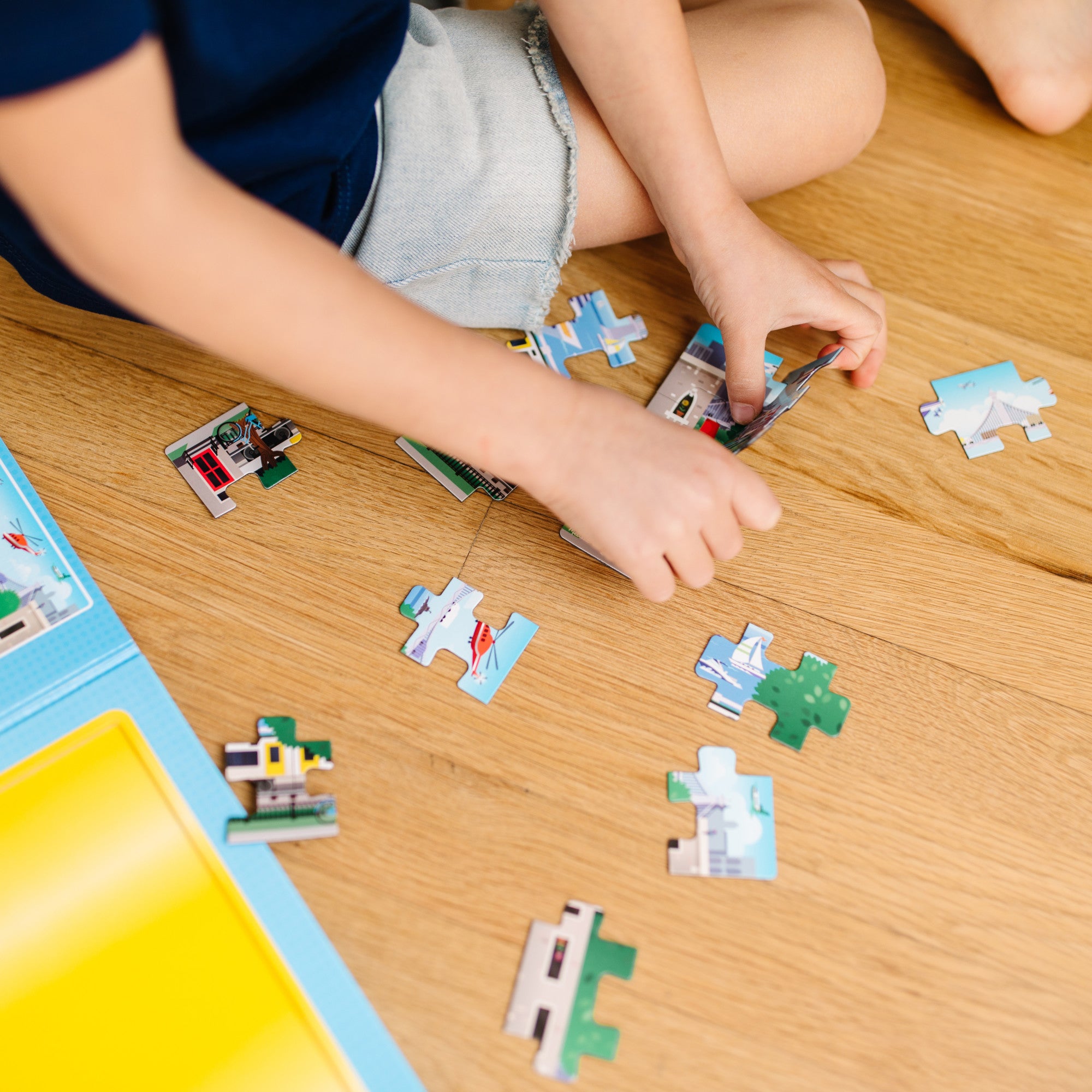 Portable Magnetic Jigsaw Puzzles for Kids - Vehicle Theme Travel Toys | Perfect for Road Trips, Airplane Rides & Classroom Activities