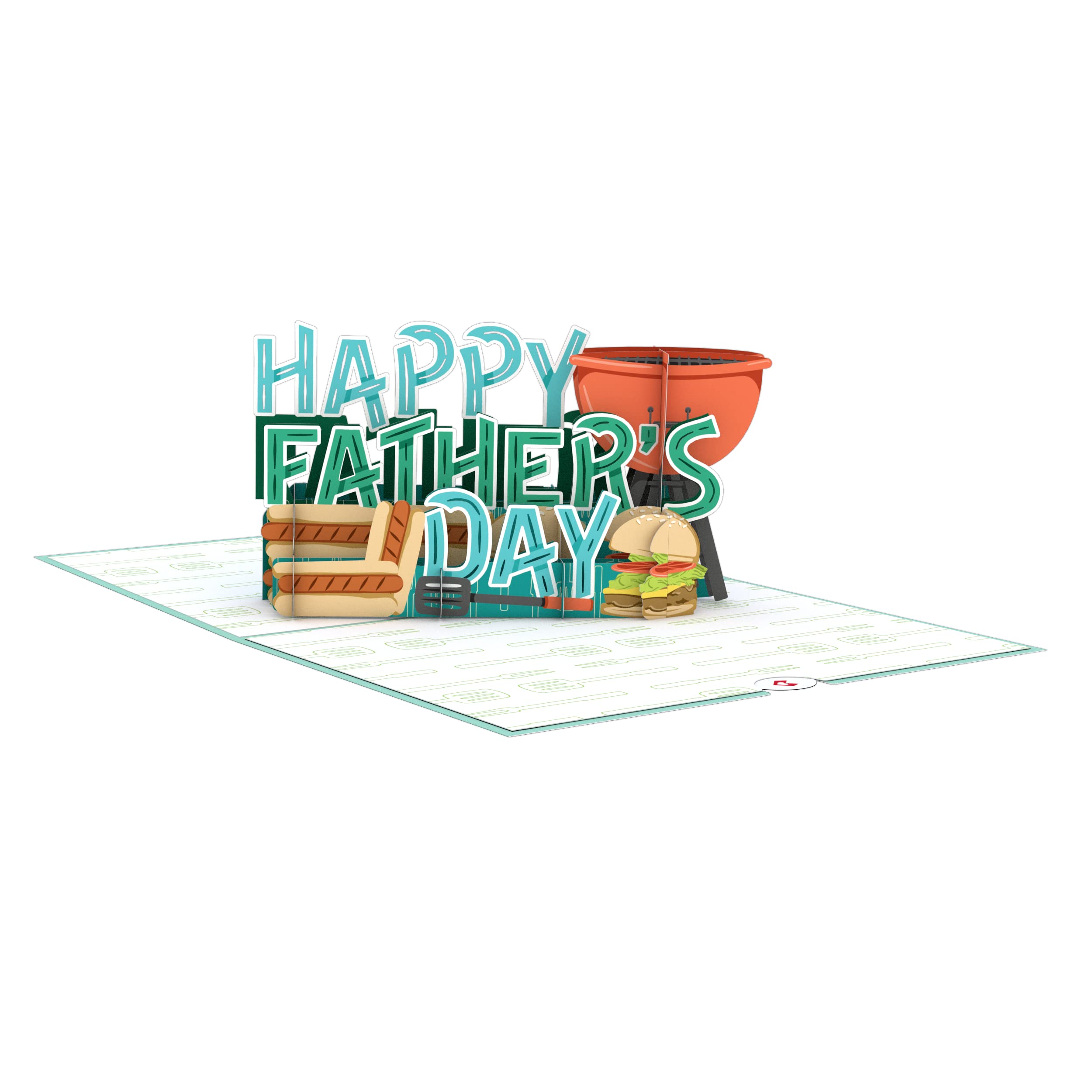 Best Flippin' Dad 3D Pop-Up Father's Day Card - Handcrafted Greeting Card for Dad, Husband, Grandfather - Unique 5