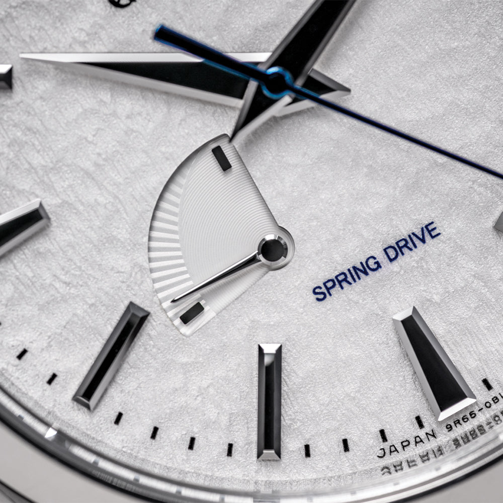 Grand Seiko SBGA211 Snowflake Heritage Spring Drive 41mm Stainless Steel Watch with White Dial & Bracelet - Luxury Automatic Timepiece for Men, Business & Formal Occasions