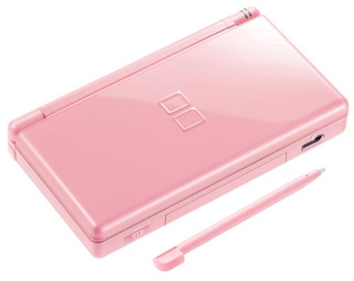 Nintendo DS Lite Coral Pink Handheld Gaming Console - Portable Gaming for Kids & Adults, Perfect for Travel & Home Entertainment