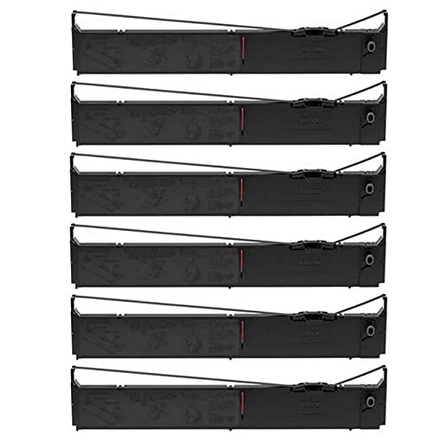 DFX-9000 Series Compatible Black Printer Ribbons - 6 Pack (85475) | High-Quality Replacement for Plotter Printing | Perfect for CAD Drawings, Engineering Designs & Large Format Printing