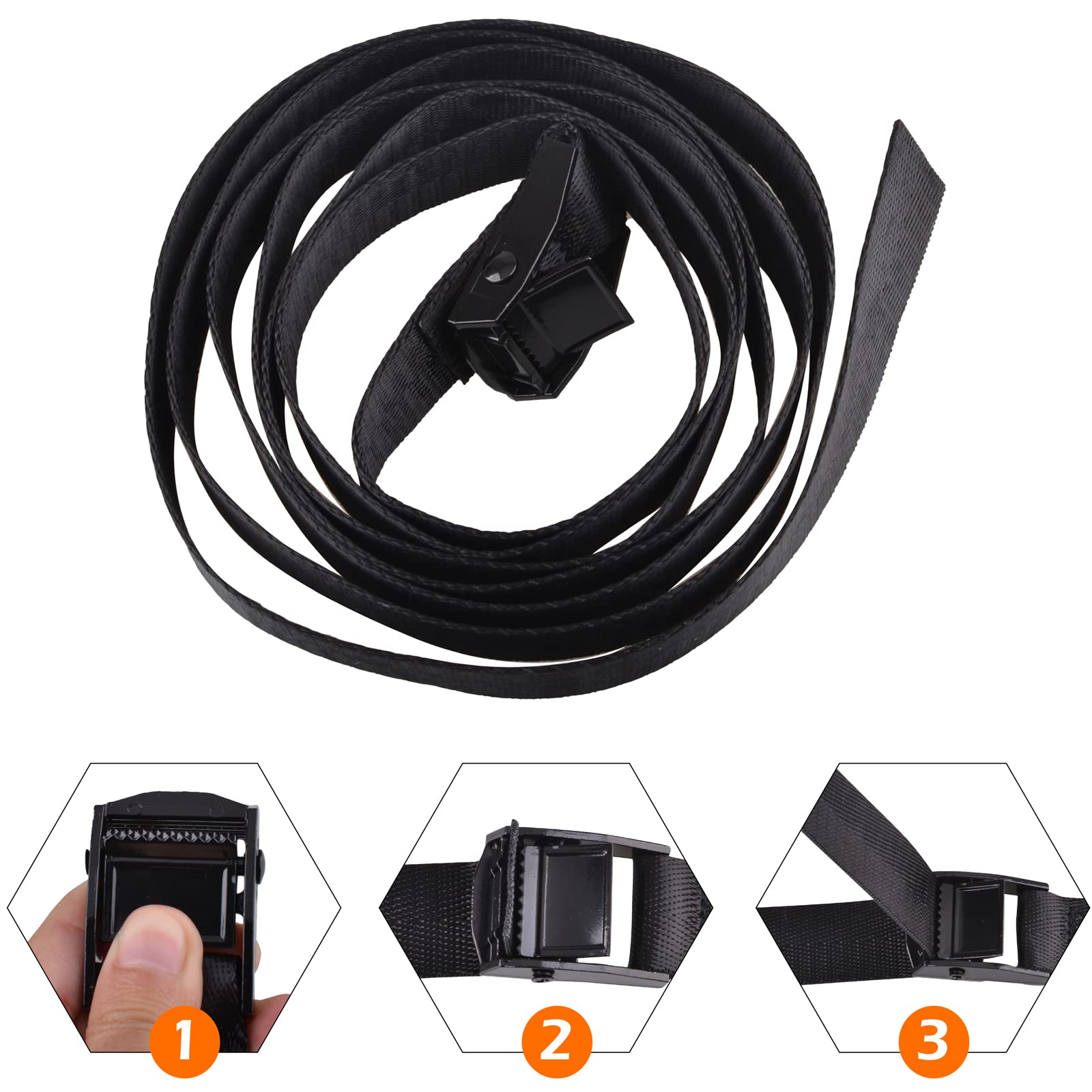 TRIWONDER Heavy Duty Tie Down Straps - 4PK 1