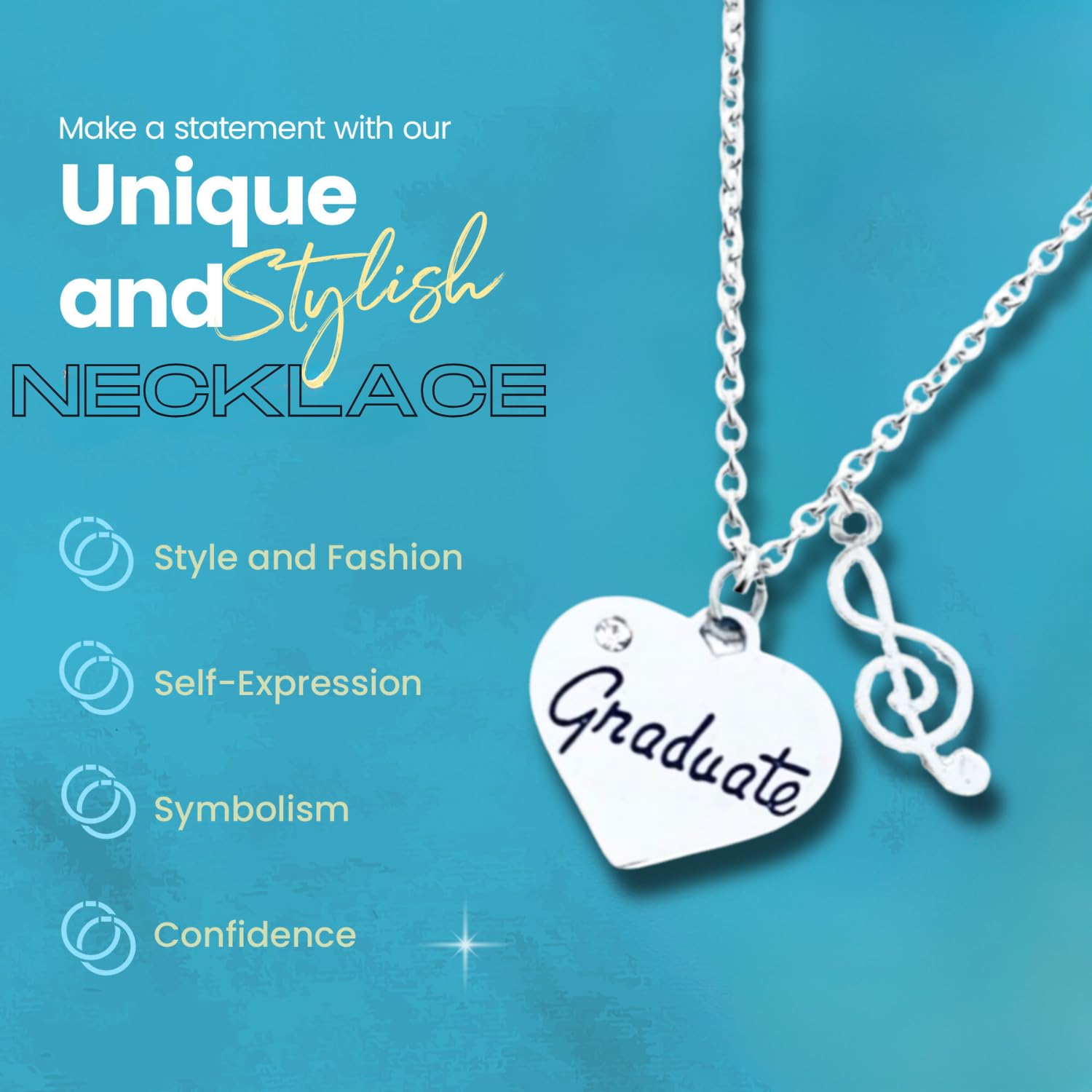 2025 Graduation Necklace - Elegant Sports-Themed Jewelry for Graduates | Perfect Class of 2025 Gift | Ideal for Commencement Ceremonies & Alumni Events