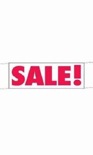 8ft x 3ft Economy Sale Banner - Durable Rip-Resistant Outdoor Retail Advertising Sign for Storefronts, Parking Lots & Promotional Events