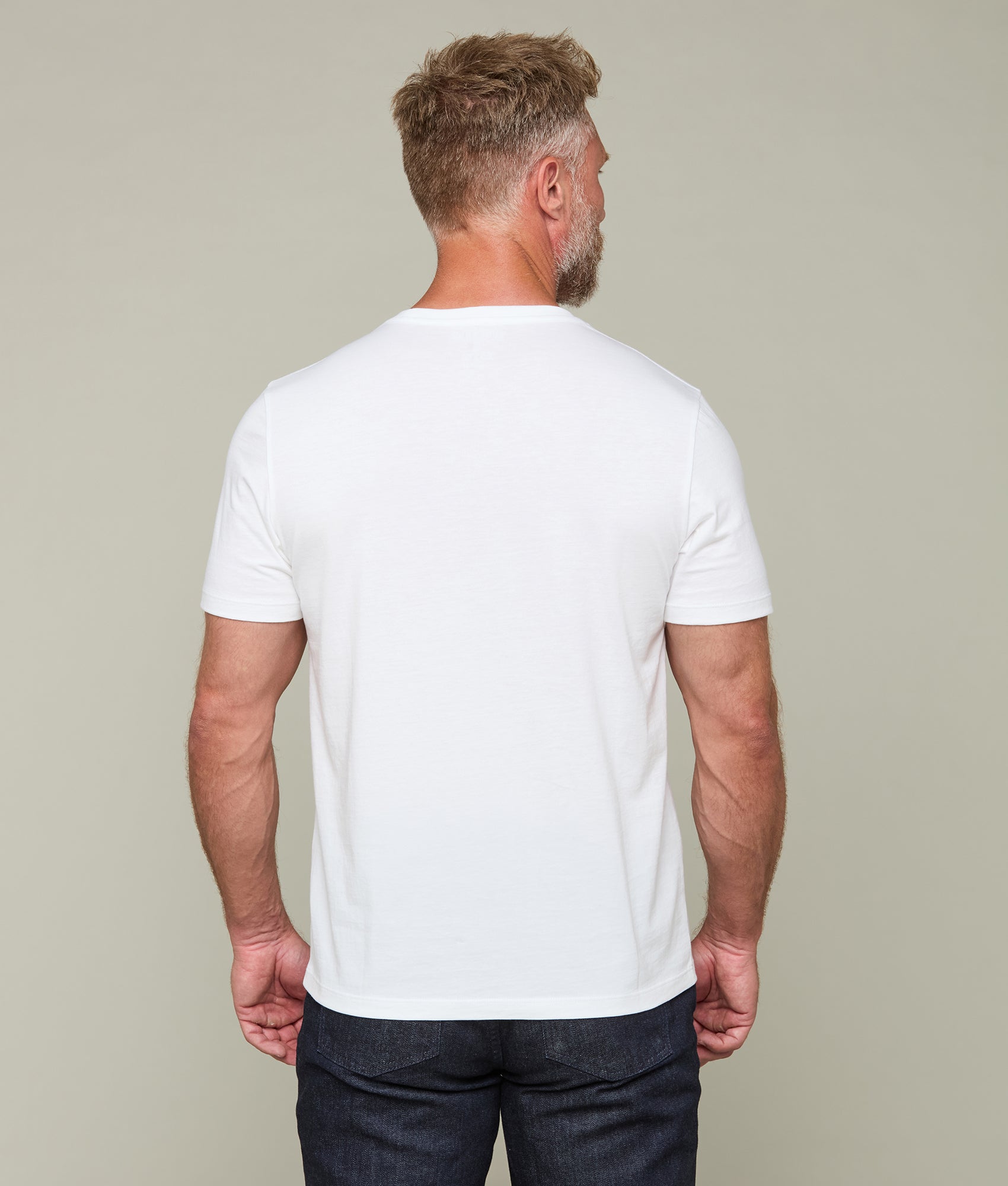 Lucchese Men's Classic Crew Neck T-Shirt - Soft Cotton White Tee for Casual Wear & Everyday Comfort | Perfect for Outdoors, Work, and Relaxing