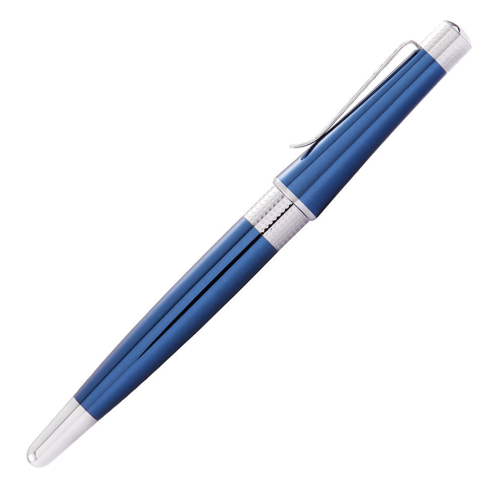Premium Cross Beverly Cobalt Blue Lacquer Rollerball Pen - Luxury Writing Instrument for Office, Business Gifts & Elegant Note Taking