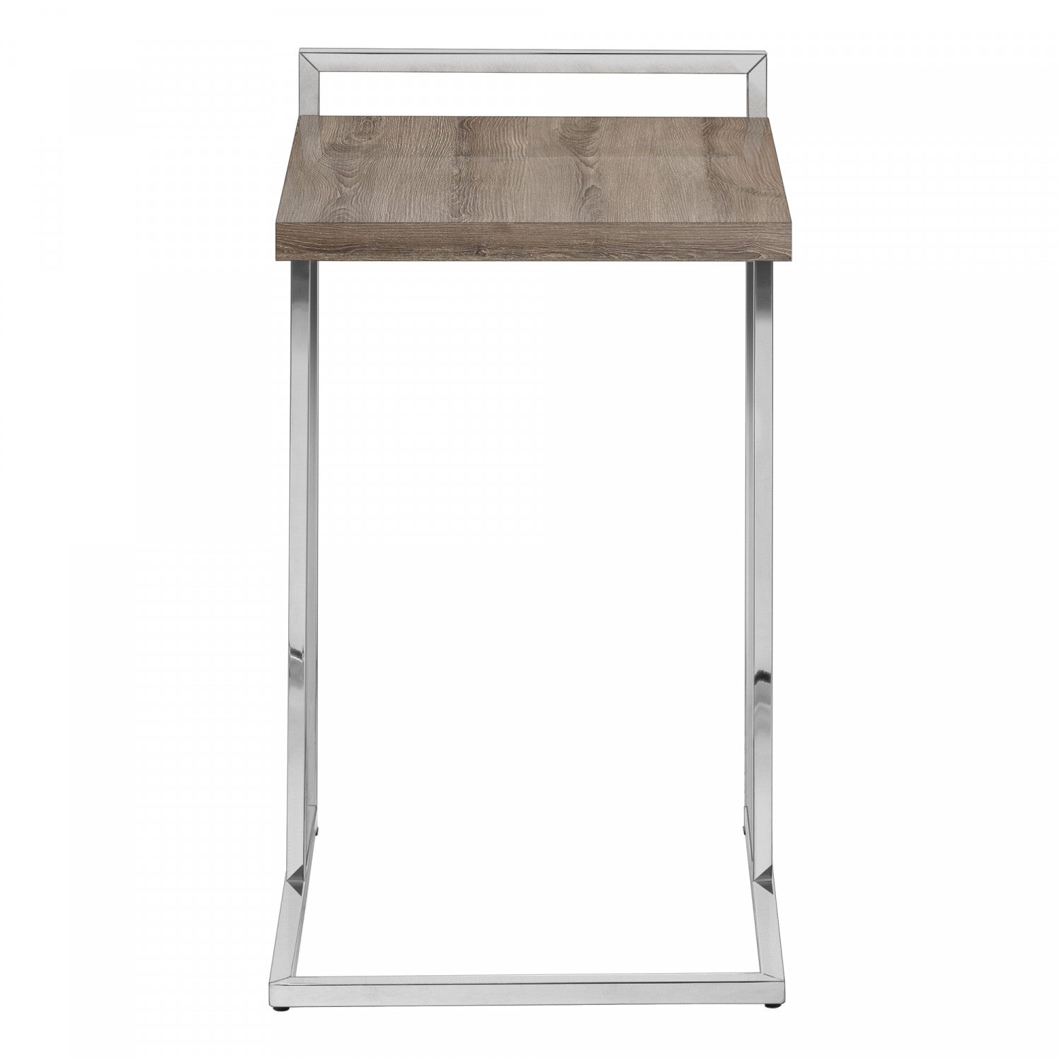 Rustic Cedar Side Table in Taupe - Small End Table for Living Room, Bedroom, or Patio - Natural Wood Nightstand with Sturdy Design