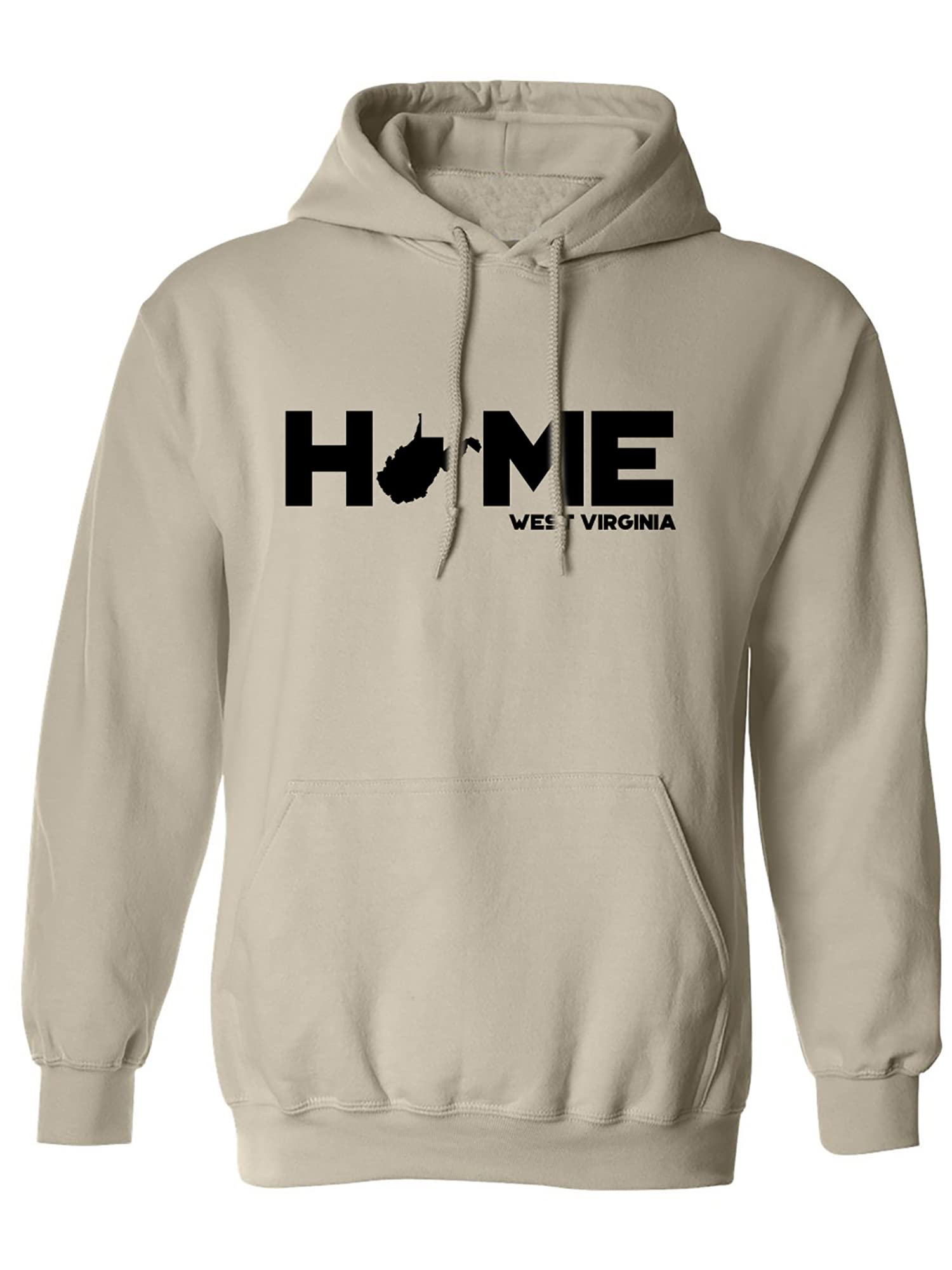 Zerogravitee West Virginia HOME Adult Hooded Sweatshirt - Cozy Pullover for Men & Women - Perfect for Outdoor Activities, Casual Wear & Gifts
