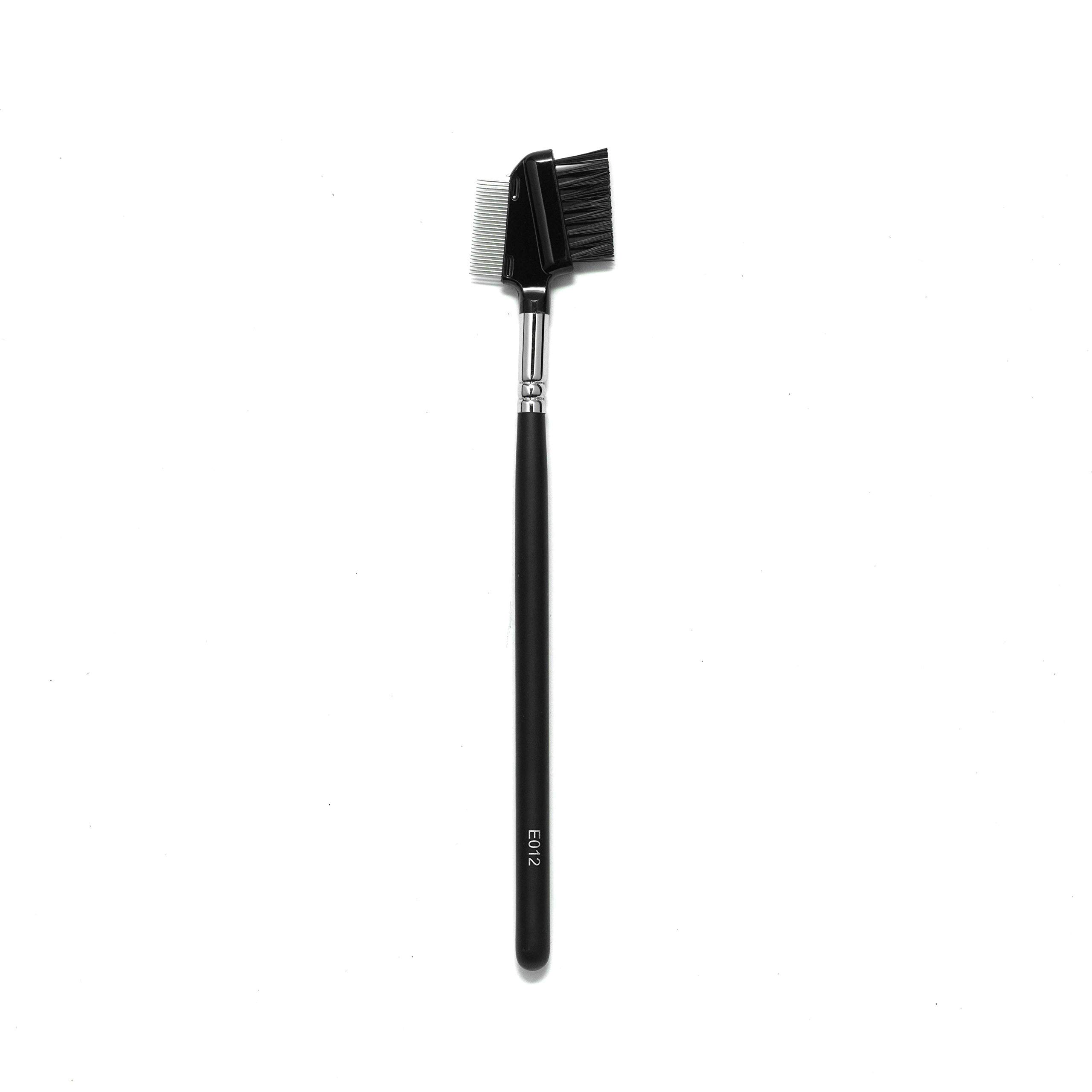 Premium EUROPE GIRL Metal Makeup Brush Set - 12 Eyebrow Brushes for Professional Makeup Application | Perfect for Eyebrow Shaping, Contouring & Daily Beauty Routine