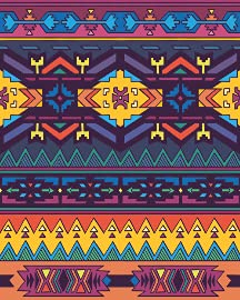 Ethnic Pattern in Native Style