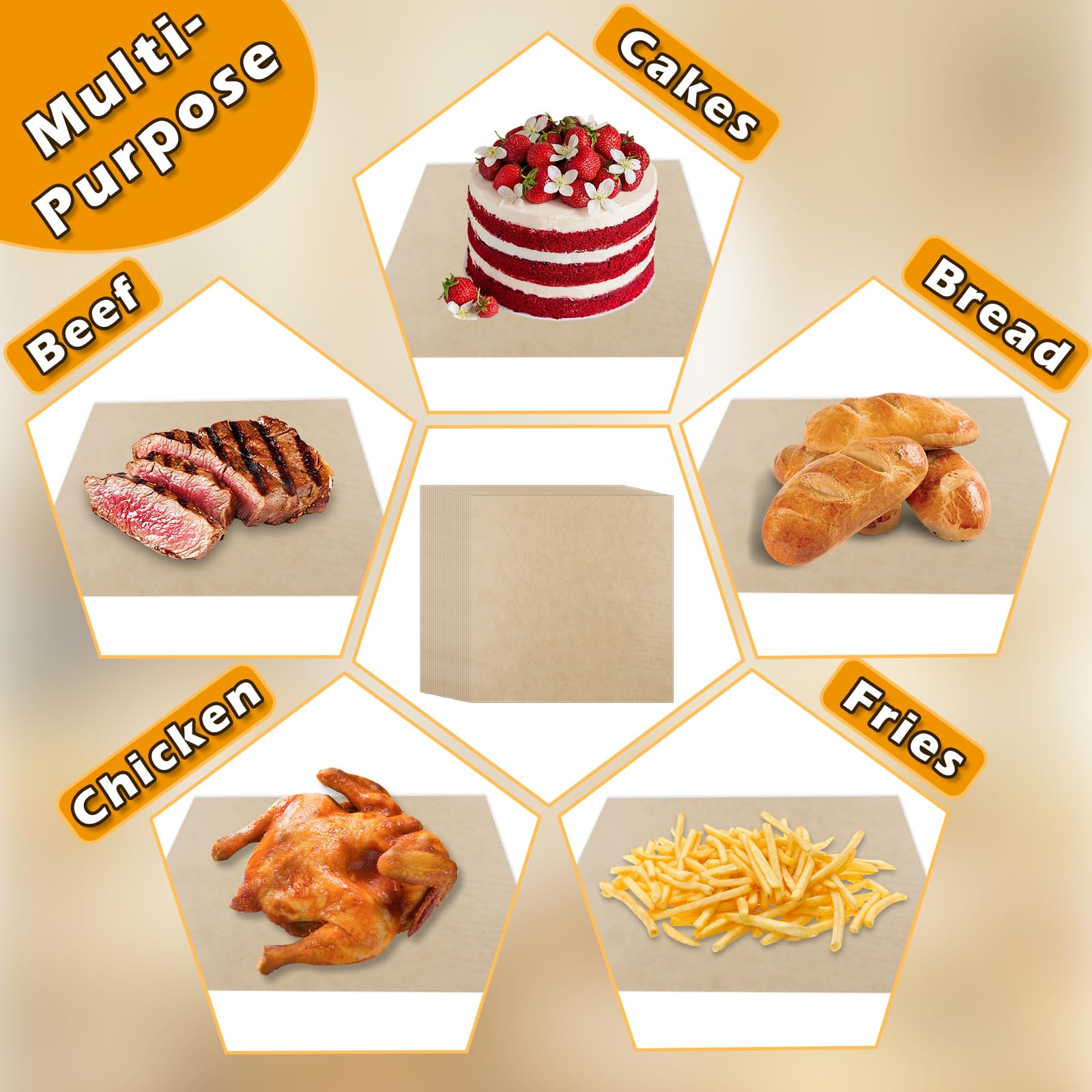 110PCS Unbleached Air Fryer Liners - 13