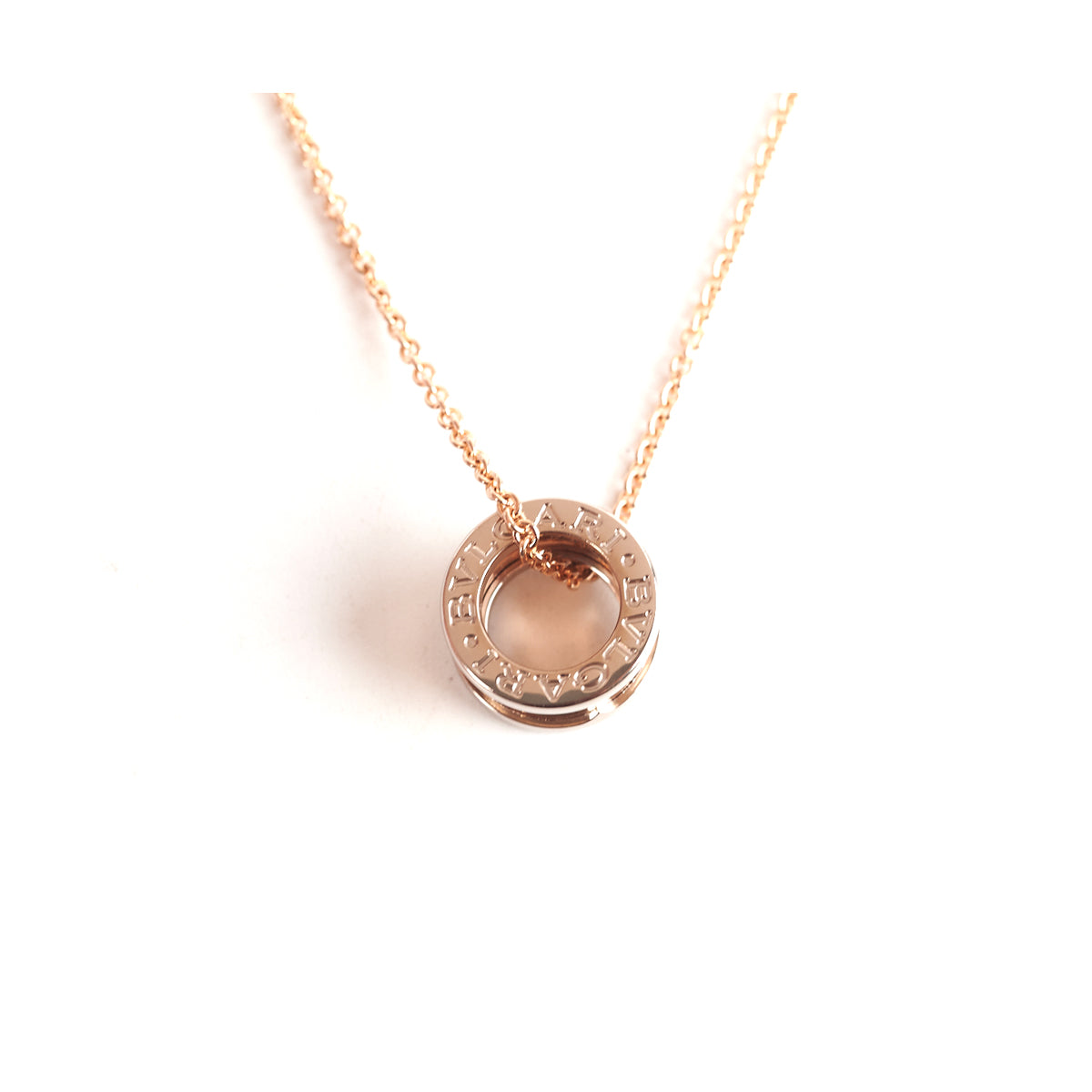 Bvlgari Zero1 Necklace in Two-Tone Rose Gold - Elegant Jewelry for Women, Perfect for Parties & Special Occasions