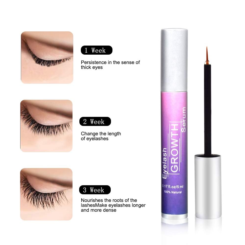 Premium Eyelash Growth Serum for Longer, Thicker & Stronger Lashes - Vegan & Cruelty-Free Lash & Brow Enhancer - Perfect for Daily Use & Special Occasions