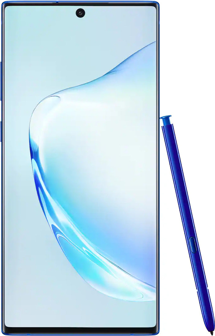 Samsung Galaxy Note 10 Plus 256GB Aura Blue Unlocked Smartphone - T-Mobile Compatible | Large Screen, S Pen, Long Battery Life for Work & Entertainment