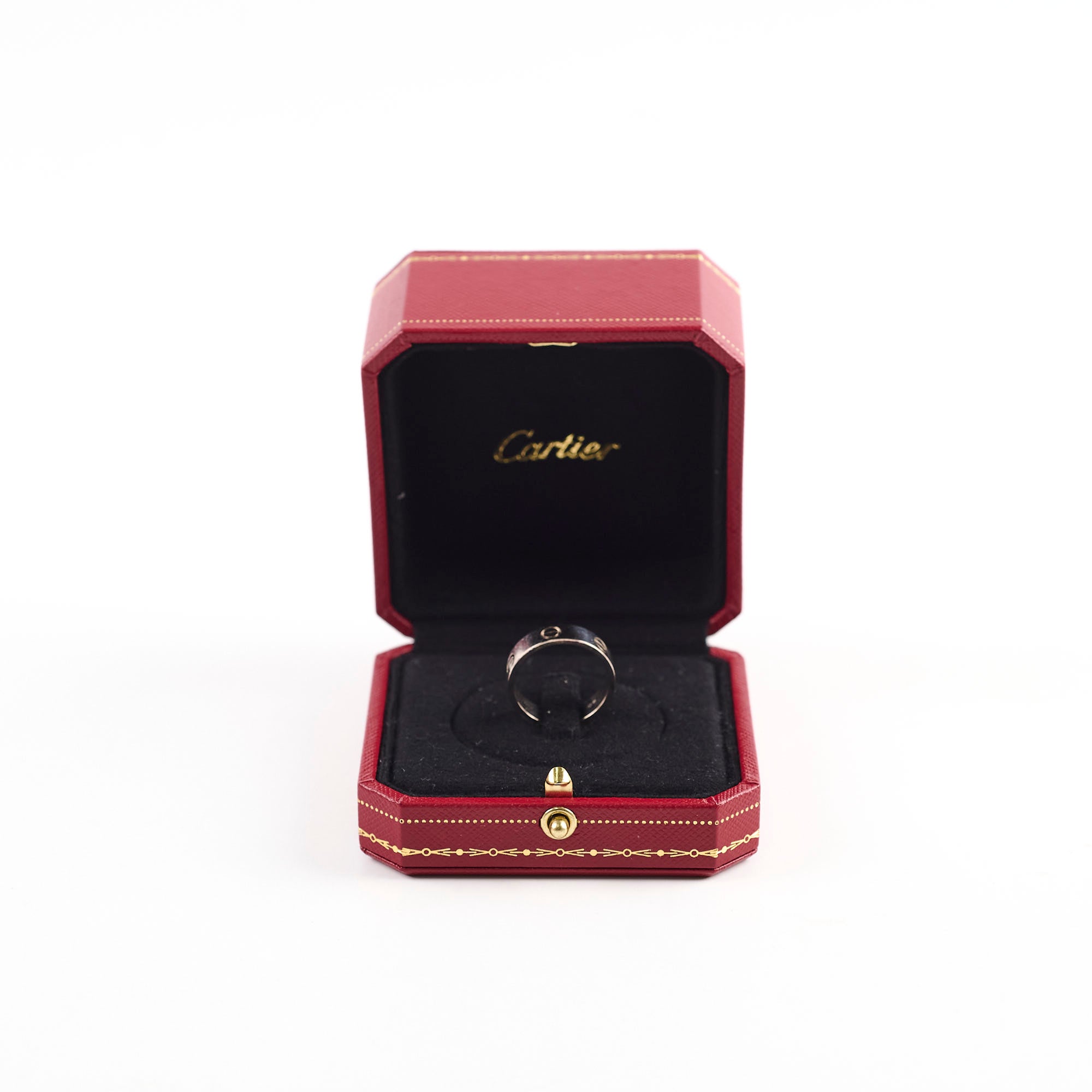 Cartier Love Ring 18K White Gold Size 56 - Luxury Wedding Band for Women, Anniversary Gift for Her, Perfect for Engagement & Romantic Occasions