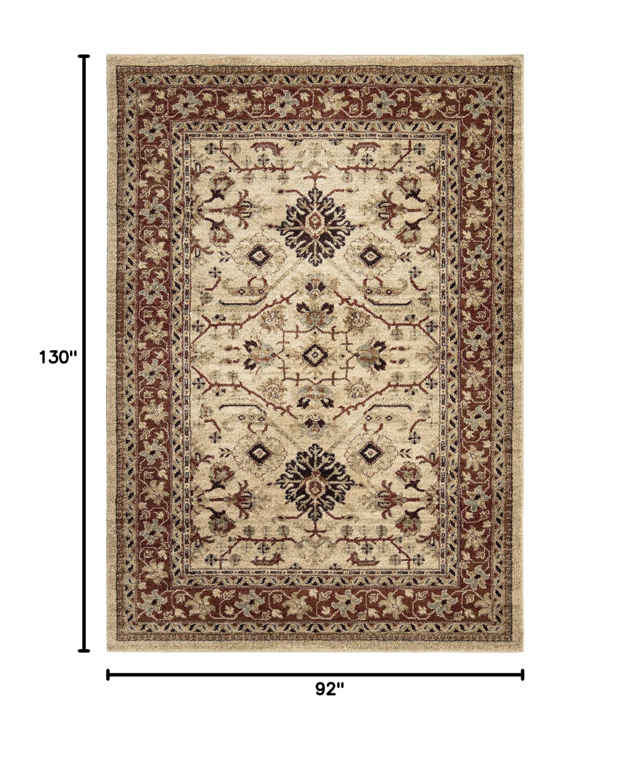 Orian Rugs Arabesque Concord Area Rug - Premium Handmade Moroccan Style Carpet for Living Room, Bedroom & Dining Area - Soft & Durable Home Decor