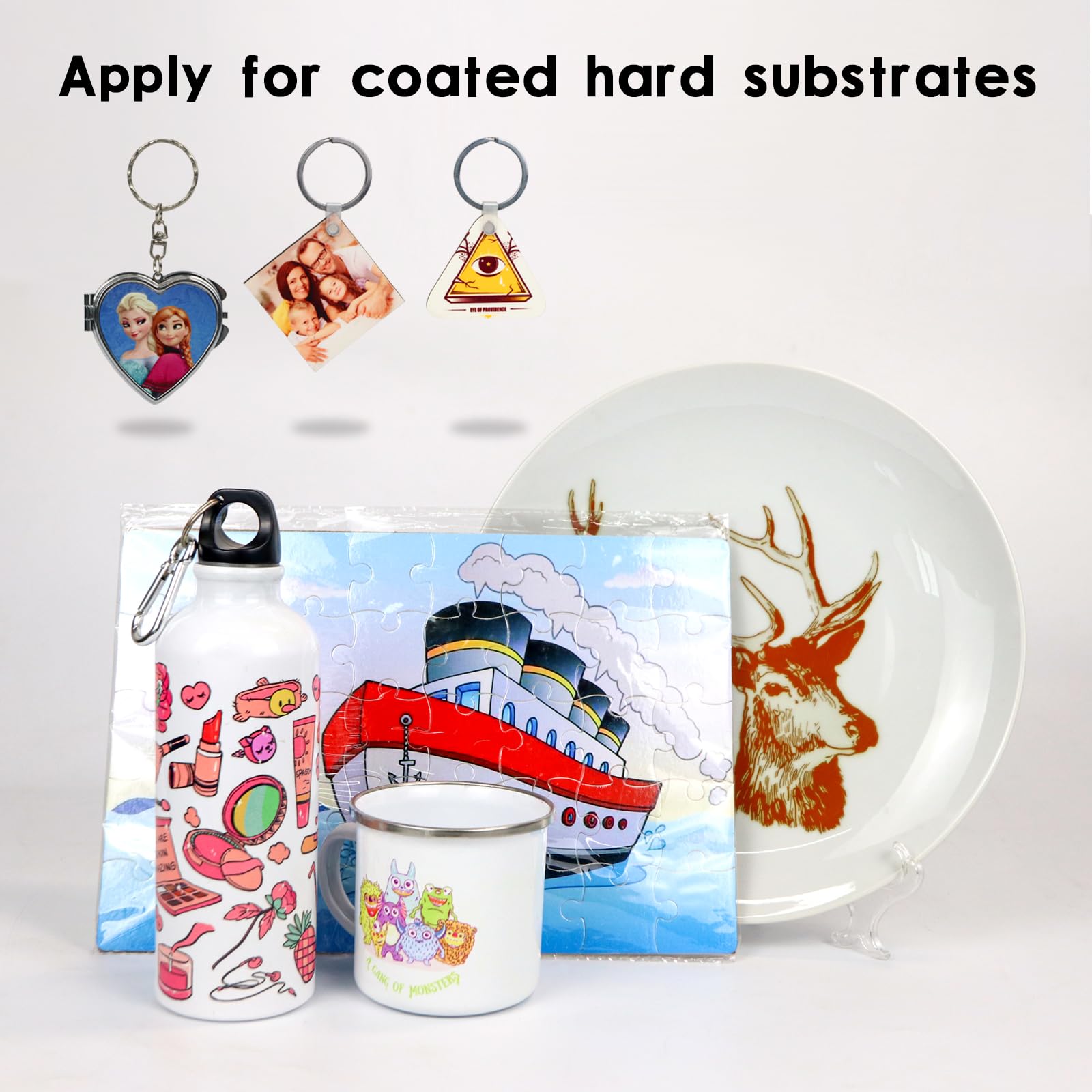 Premium Sublimation Paper 8.5x11 Inches - 100 Sheets High-Quality Transfer Paper for Sublimation Printers & Inks (125gsm) - Perfect for T-Shirts, Mugs, Tumblers & DIY Crafts