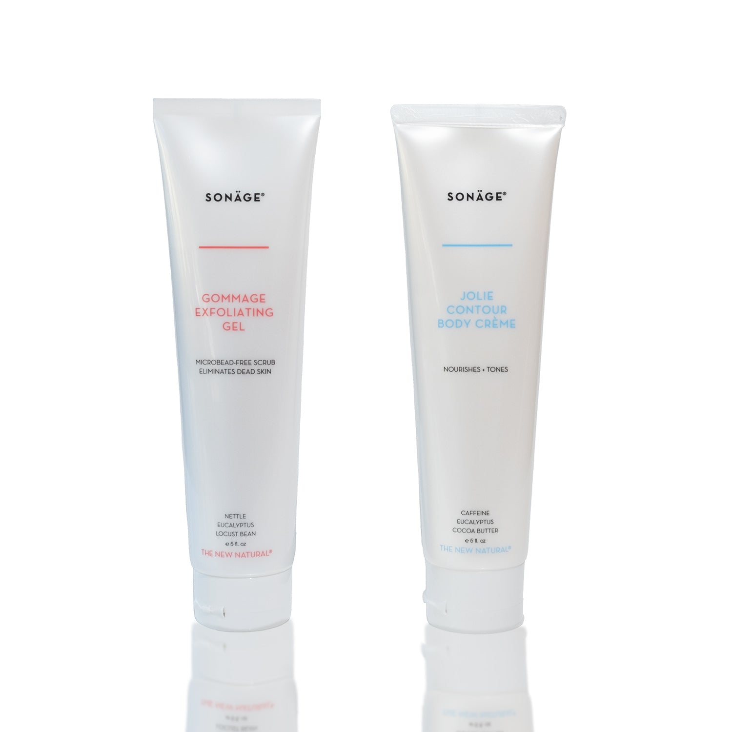 Exfoliating Body Scrub & Firming Cream Duo for Smooth Skin - At-Home Spa Treatment & Cellulite Reduction