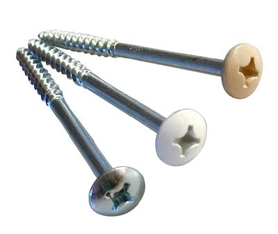 Heavy Duty Wood Stud Standard Point Screws - 100-Piece Bag for Framing, Decking & Construction Projects