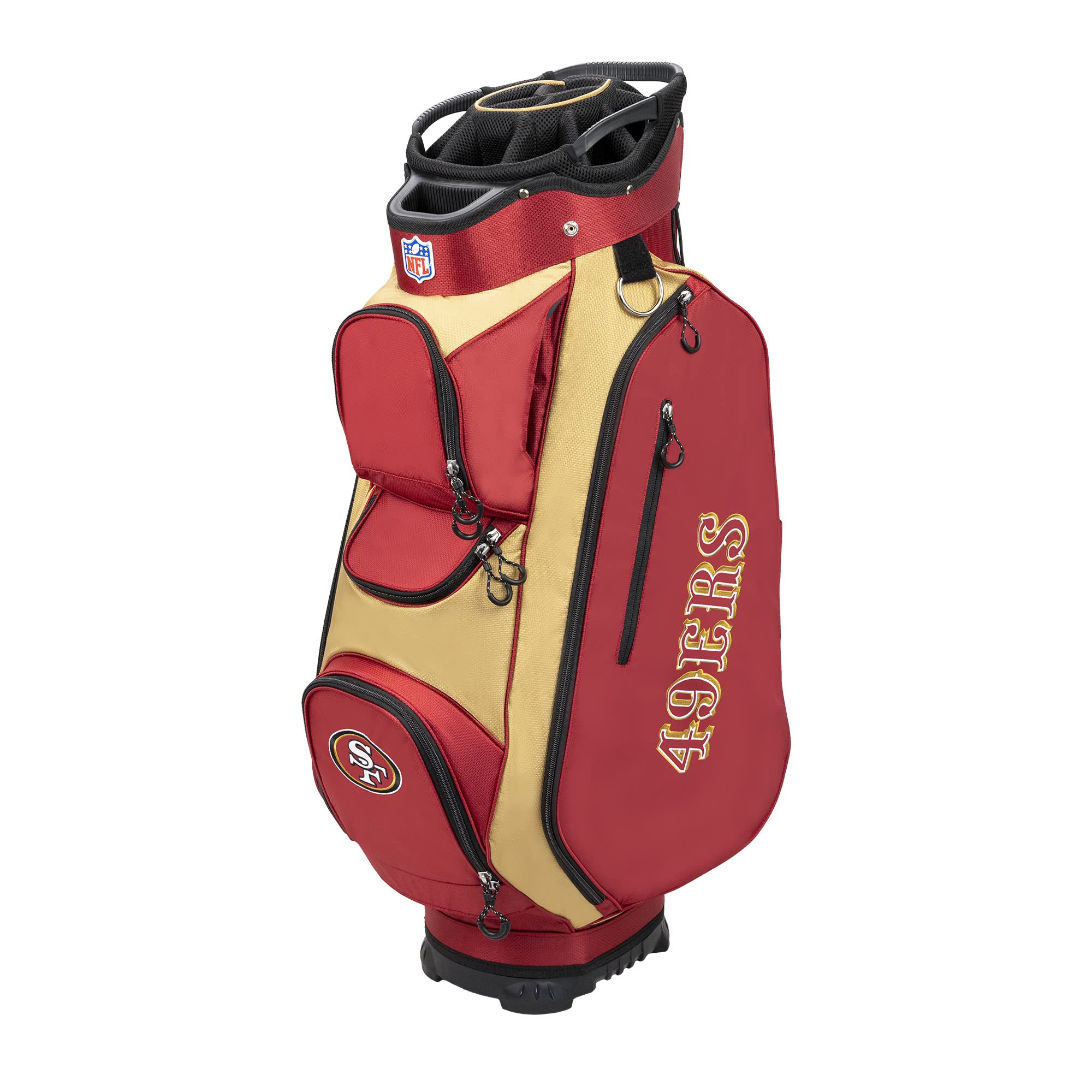 Wilson NFL Official Licensed Golf Bag - Durable Cart & Carry Bag for Men | Perfect for Golf Courses, Driving Range & Travel